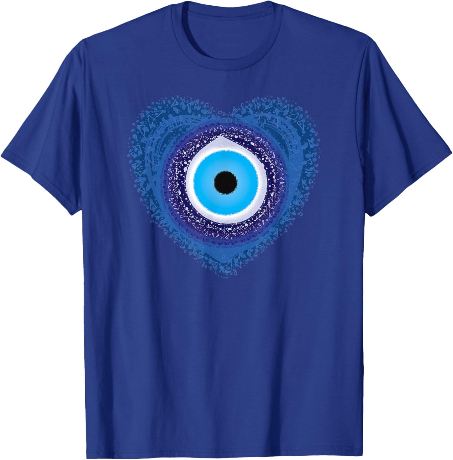 Evil Eye Protect Against Evil Greek Heart of Love T-Shirt - T-Shirt | Royal