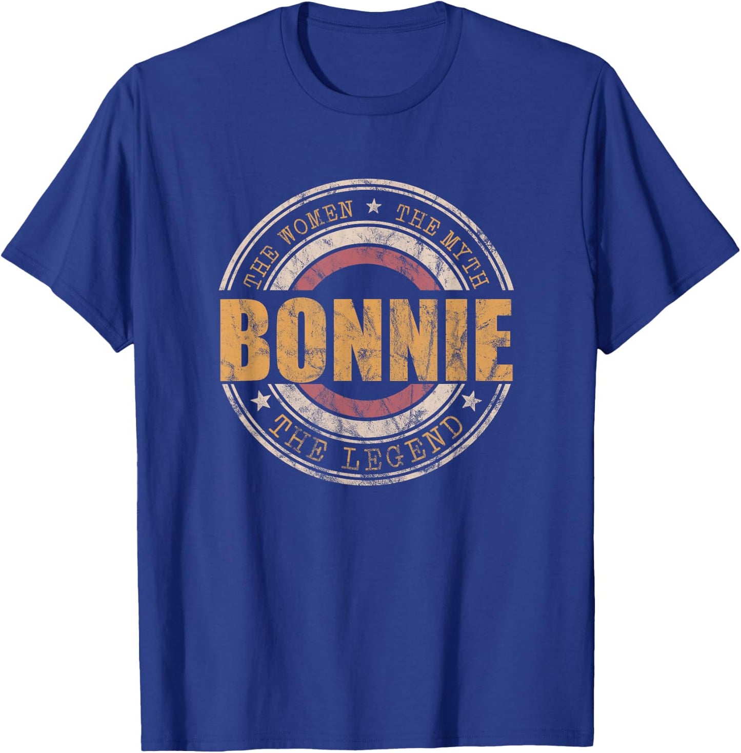 Bonnie The Women The Myth The Legend First Name Bonnie T-Shirt - T-Shirt | Royal