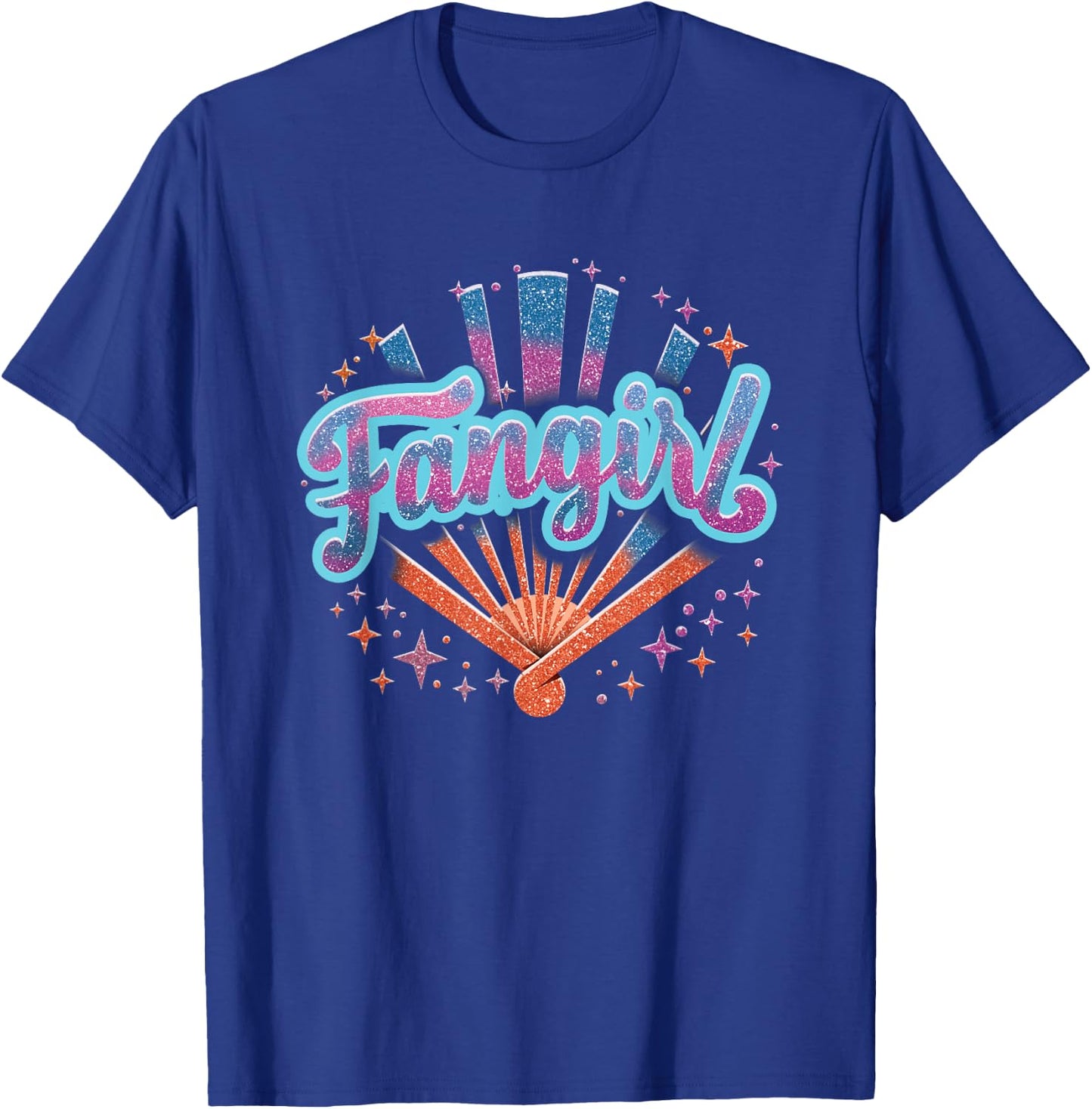 Fangirl Fan & Stars | Professional Fangirl T-Shirt - T-Shirt | Royal