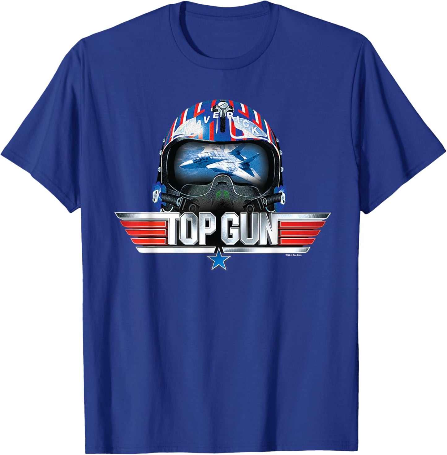 Top Gun - Maverick Helmet T-Shirt - T-Shirt | Royal