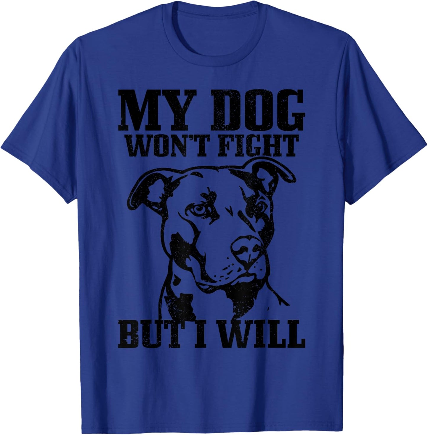 Pitbull Funny Dog Pitbull Mom Pitbull Dad T-Shirt - T-Shirt | Royal