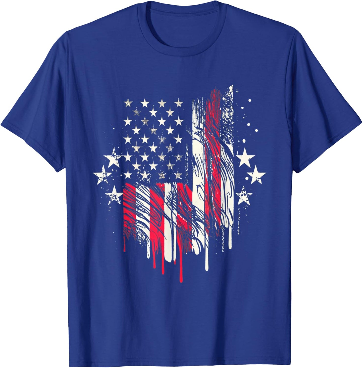 American Flag USA Toddler American Flag 4th of July T-Shirt - T-Shirt | Royal