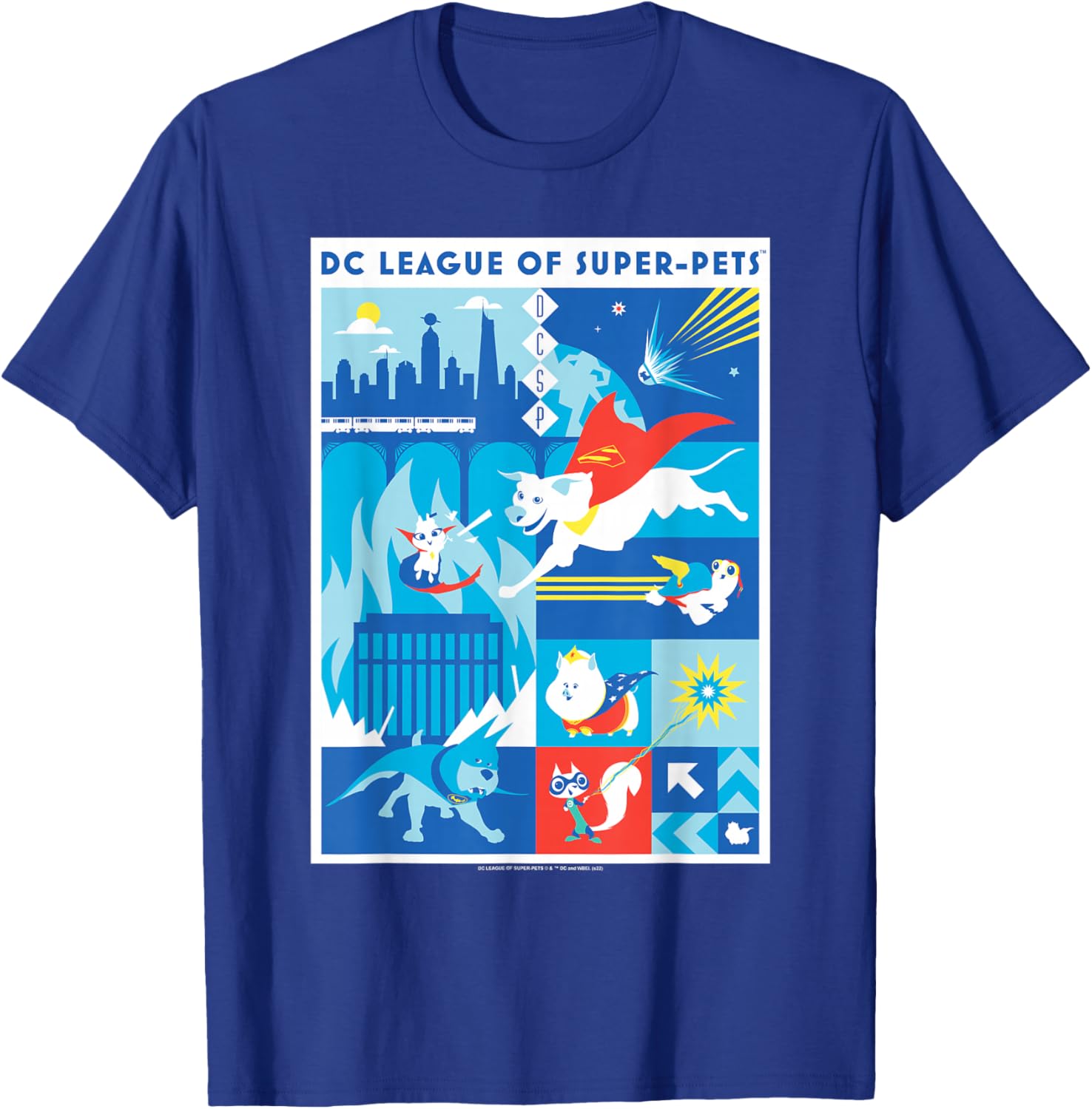 DC League of Super-Pets Krypto and Friends Vs. lulu T-Shirt - T-Shirt | Royal