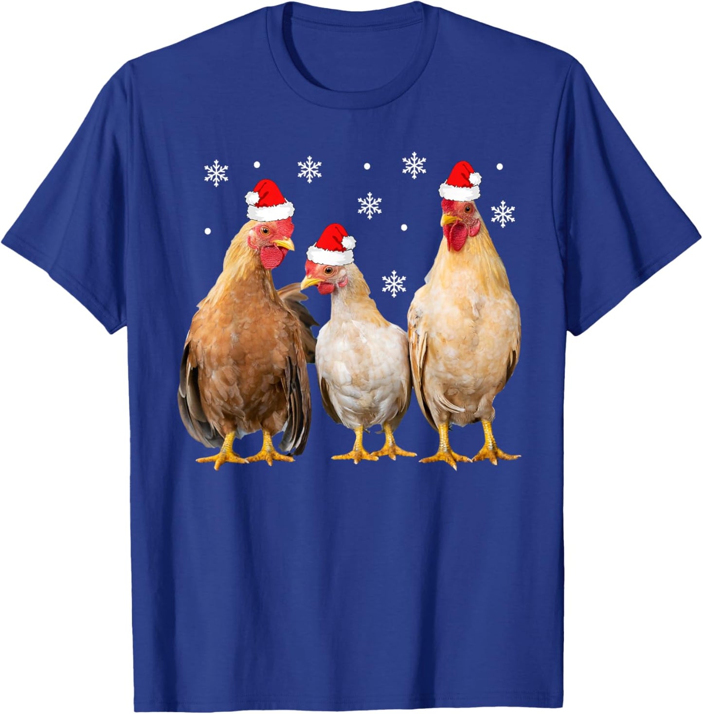 Christmas Chicken Shirt Kids Matching Family Chicken Pajamas T-Shirt - T-Shirt | Royal