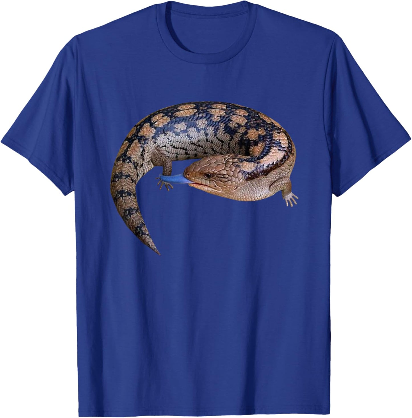 Blue Tongue Skink Pet Lizard T-Shirt - T-Shirt | Royal