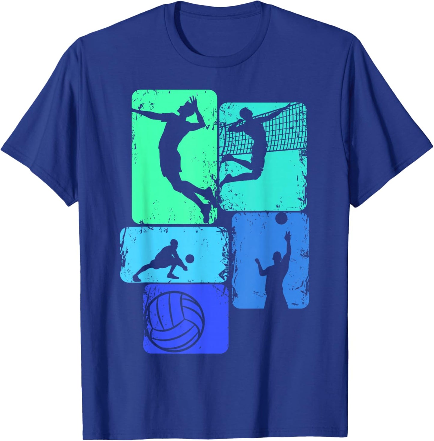 Volleyballer Volleyball Children Boys Men T-Shirt - T-Shirt | Royal