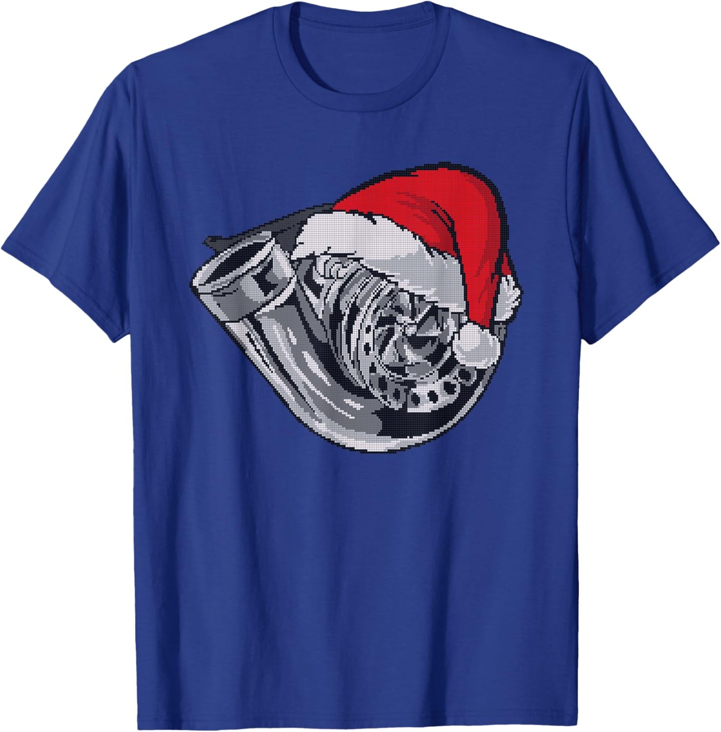 Turbo Ugly Christmas Car Enthusiast Racing Drifting Matching T-Shirt - T-Shirt | Royal