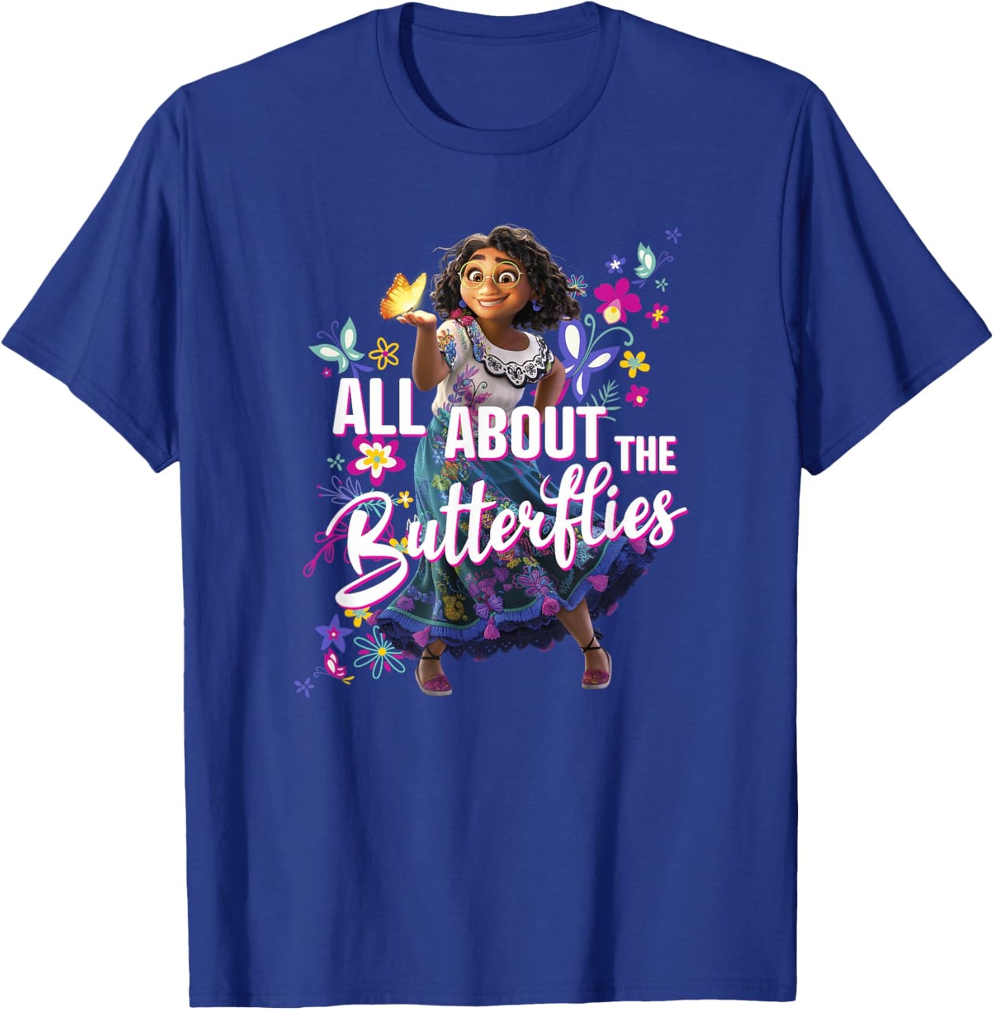 Disney Encanto All About The Butterflies Maribel Poster T-Shirt - T-Shirt | Royal