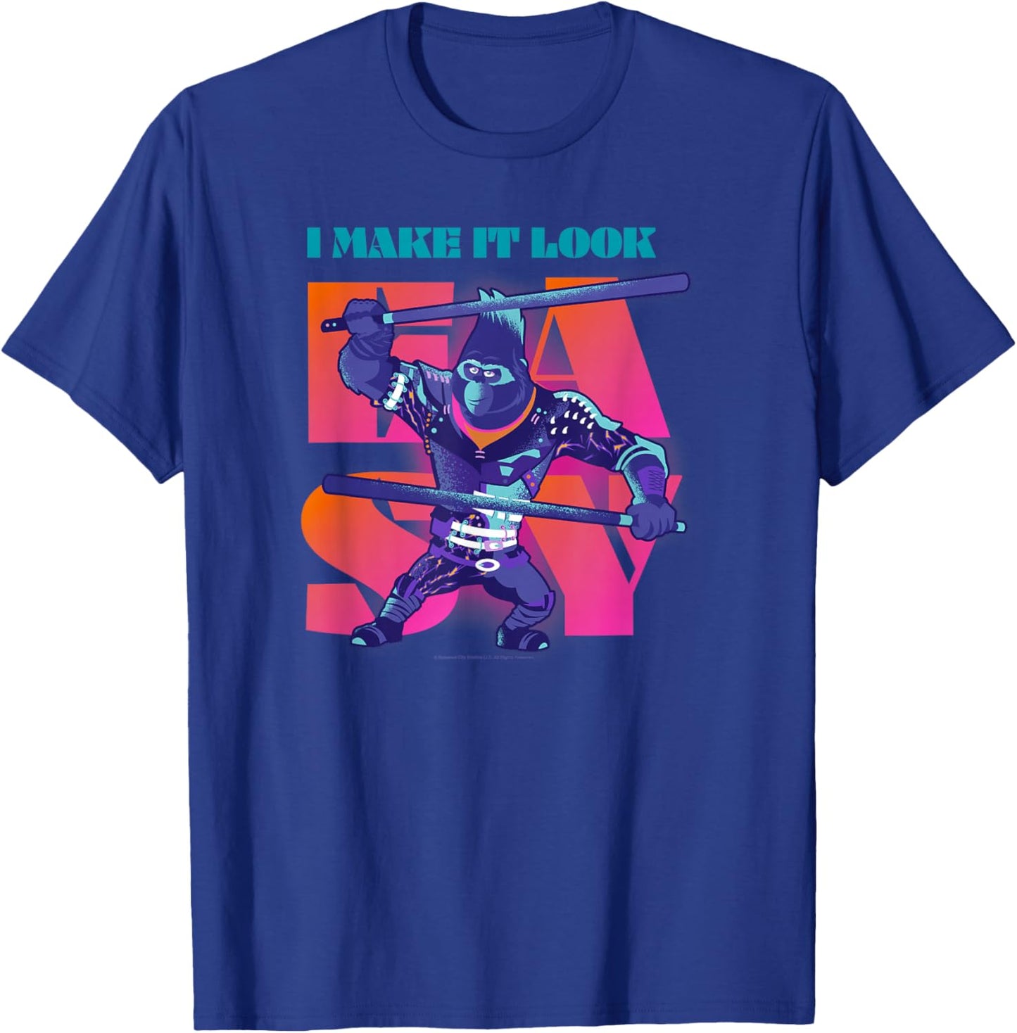 Sing 2 Johnny I Make It Look Easy T-Shirt - T-Shirt | Royal