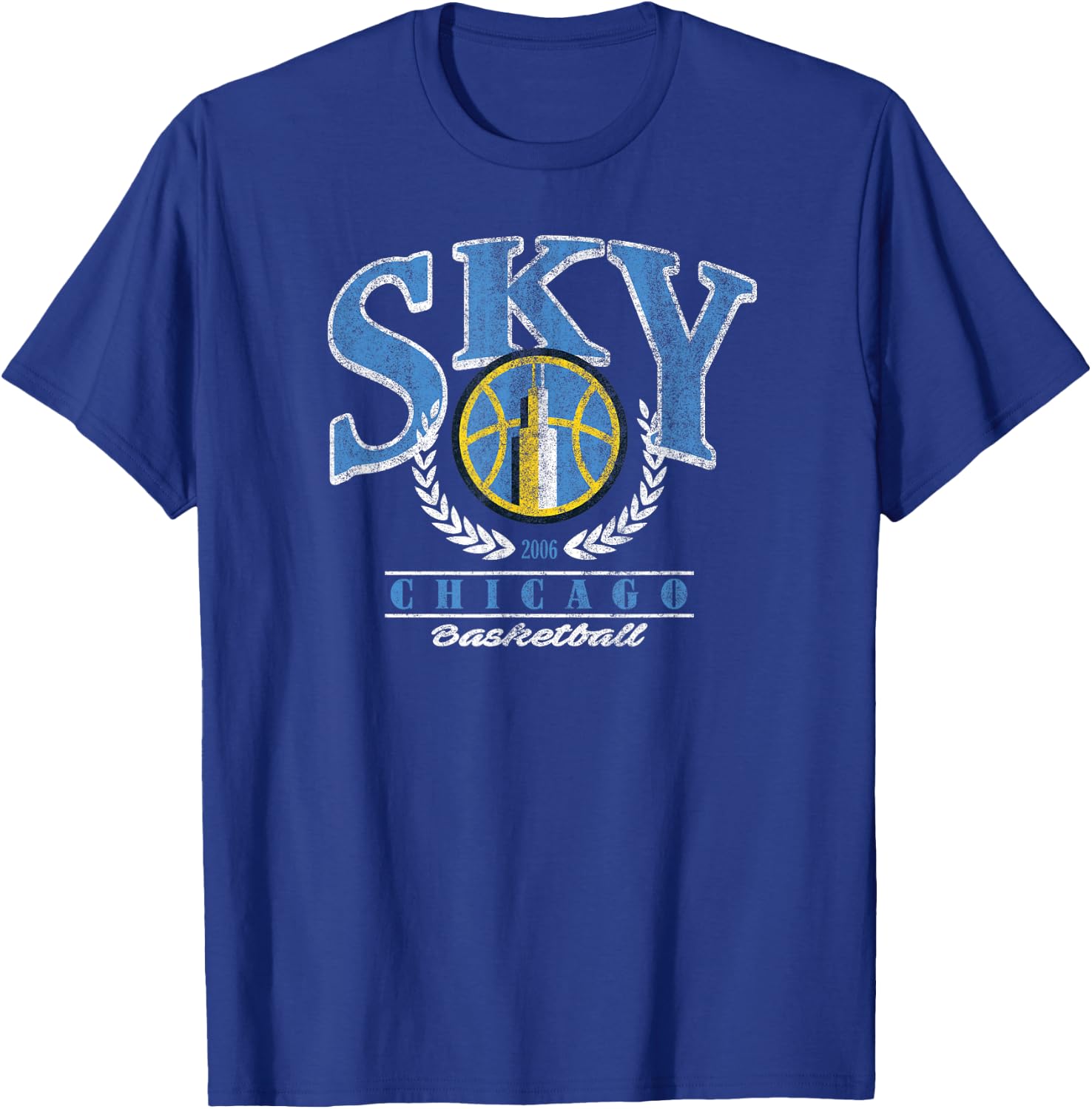WNBA Chicago Sky Top Class Out Of Bounds T-Shirt - T-Shirt | Royal