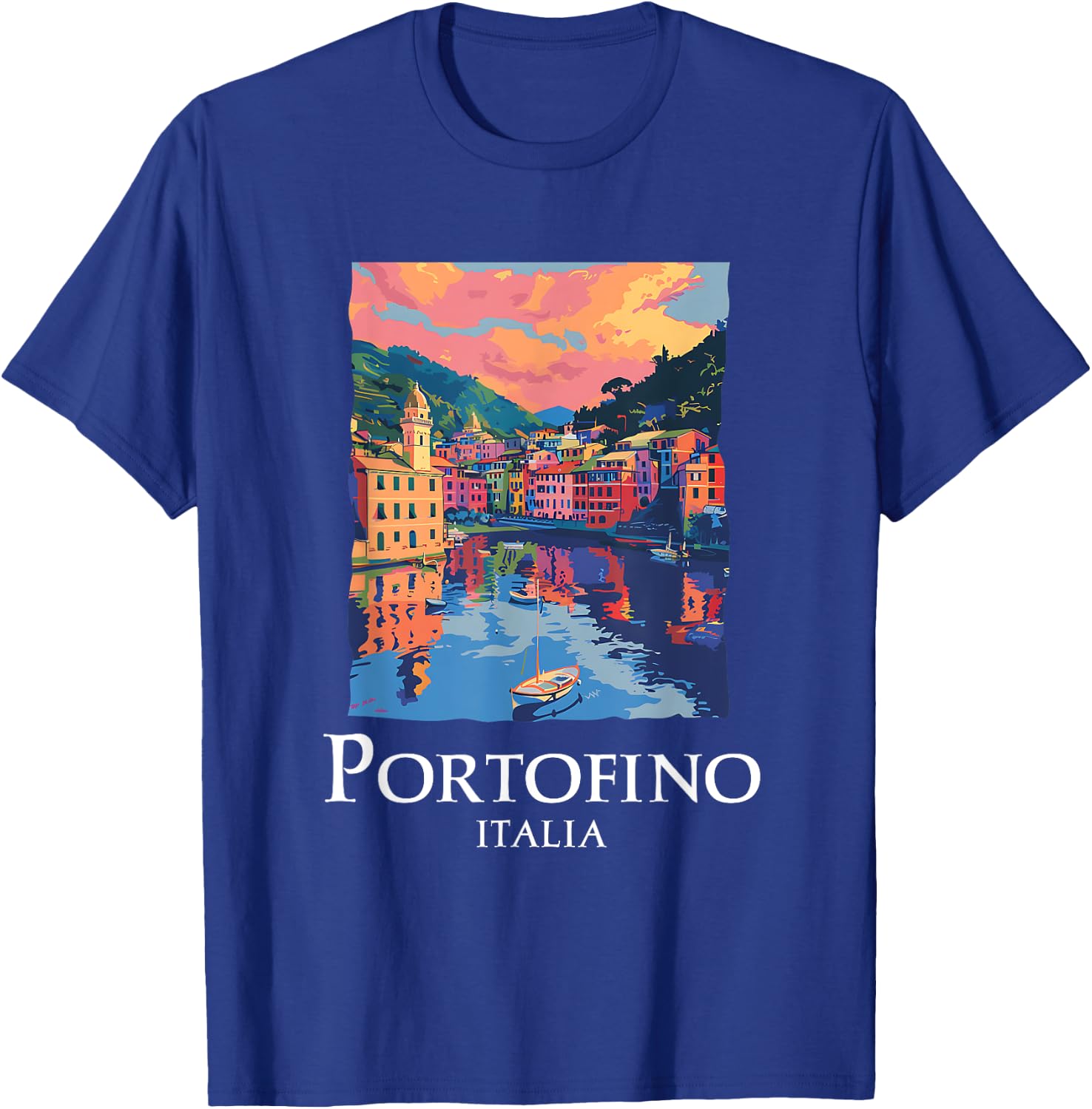 Italy Portofino Souvenir / Portofino T-Shirt - T-Shirt | Royal