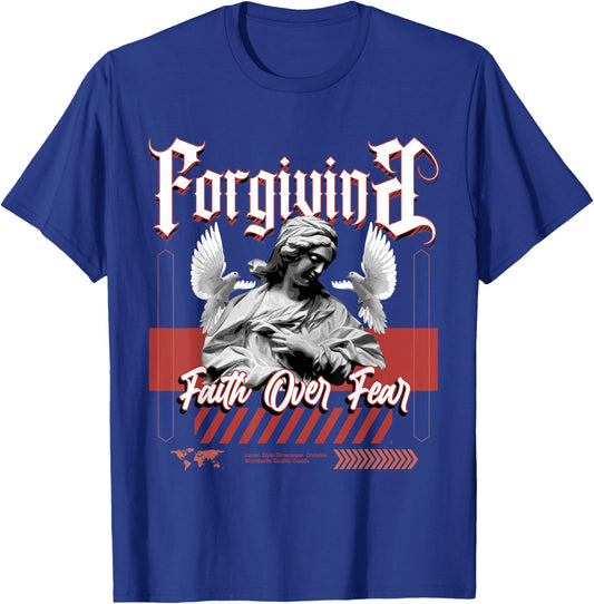 Faith Over Fear Dune Red 13s Matching Women T-Shirt - T-Shirt | Royal