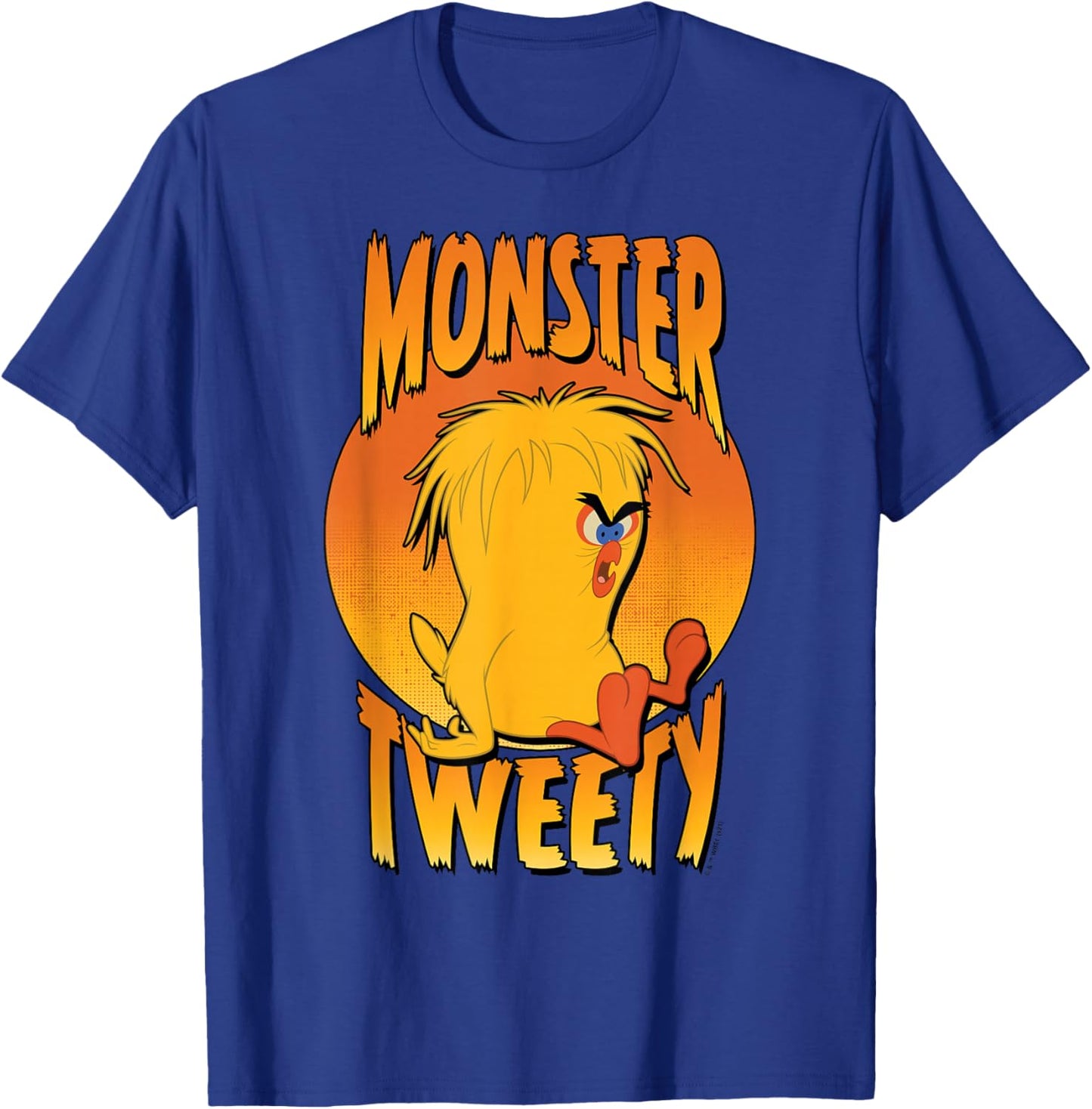 Looney Tunes Halloween Monster Tweety Bird T-Shirt - T-Shirt | Royal
