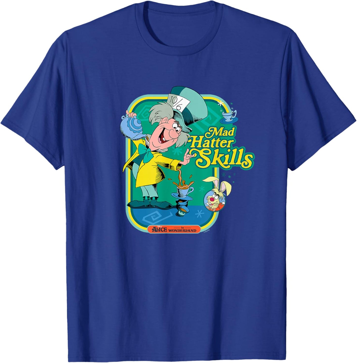 Alice in Wonderland - Mad Hatter Skills T-Shirt - T-Shirt | Royal