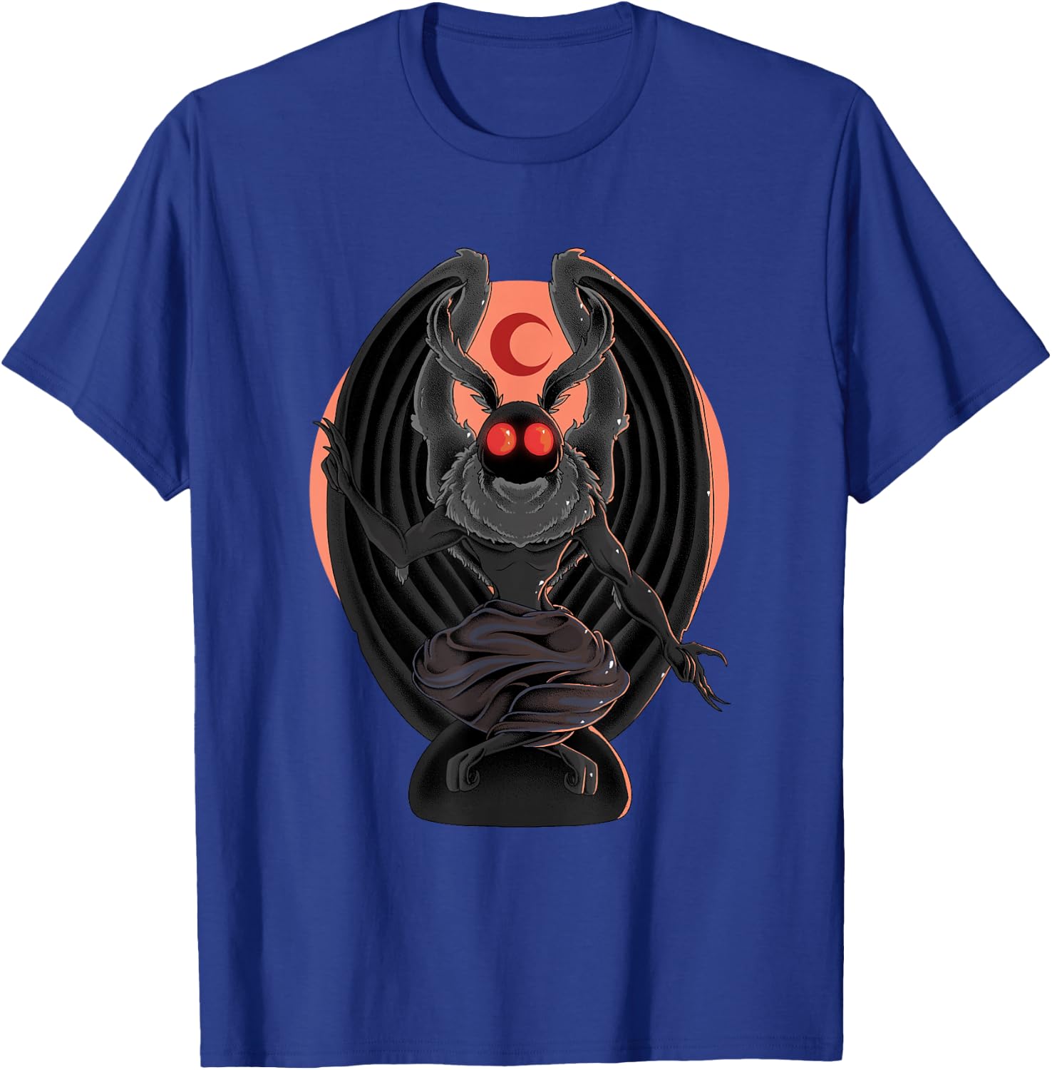 Cryptid Baphomet Mothman Shirt Cryptozoology Cryptidcore T-Shirt - T-Shirt | Royal