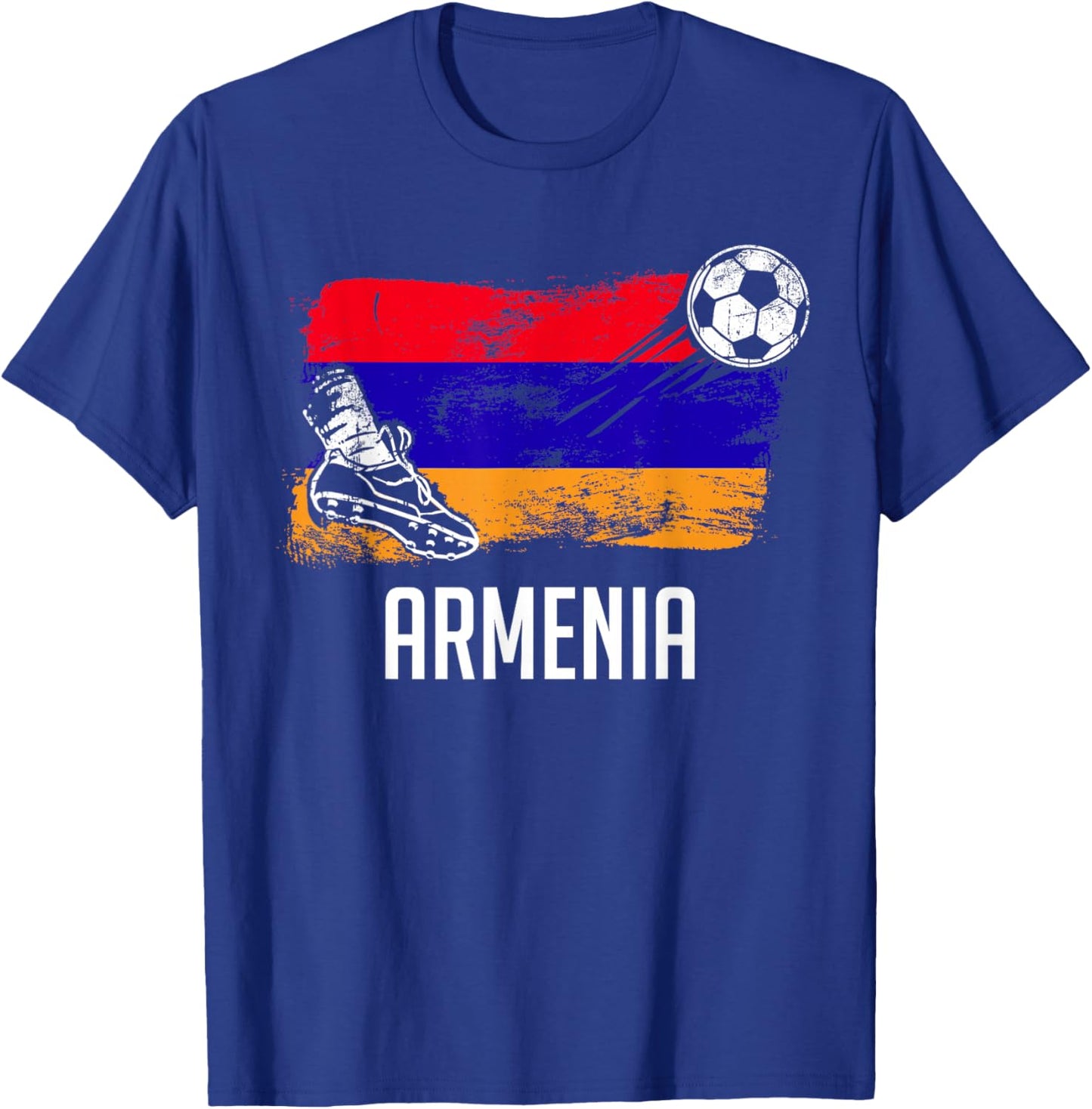 Armenia Flag Jersey Armenian Soccer Team Armenian T-Shirt - T-Shirt | Royal