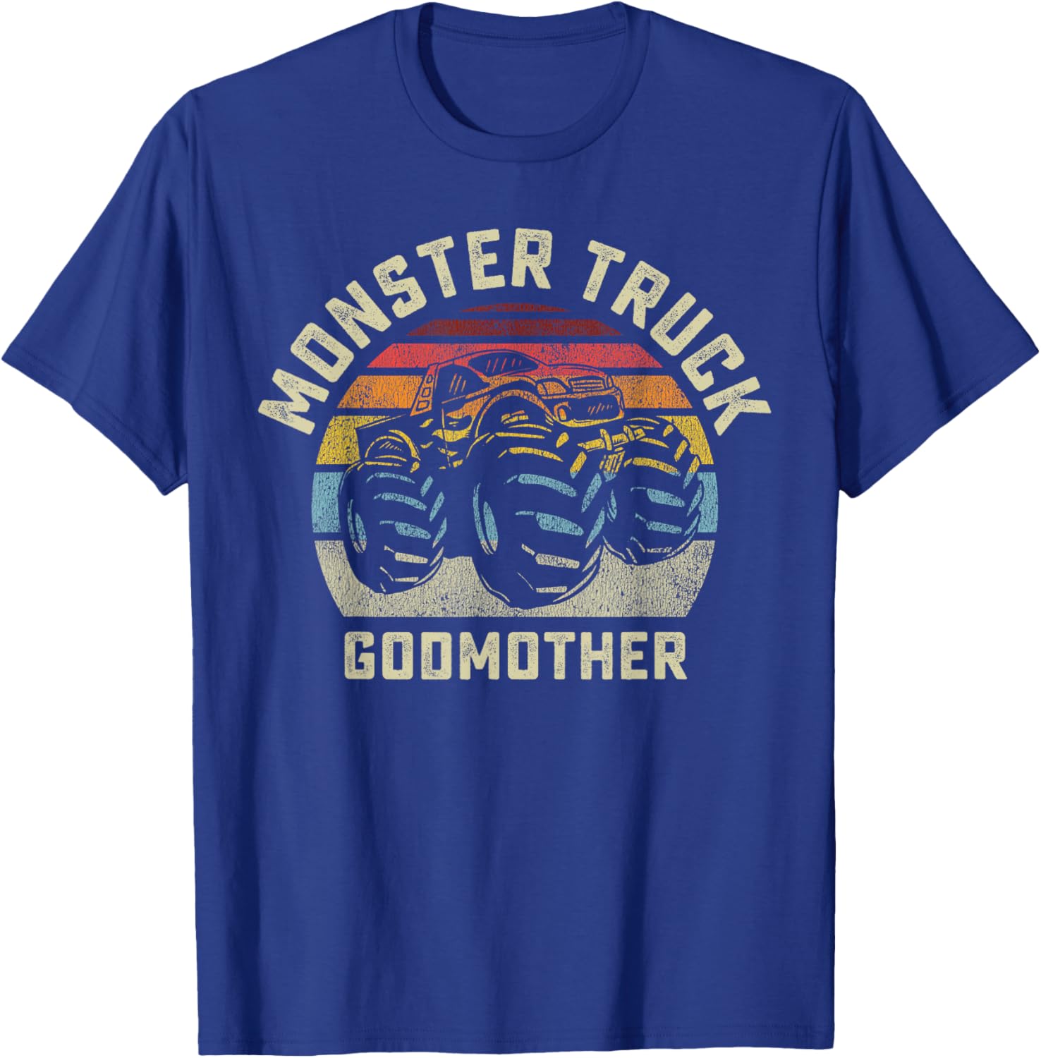 Monster Truck Godmother Vintage Retro Style Women T-Shirt - T-Shirt | Royal