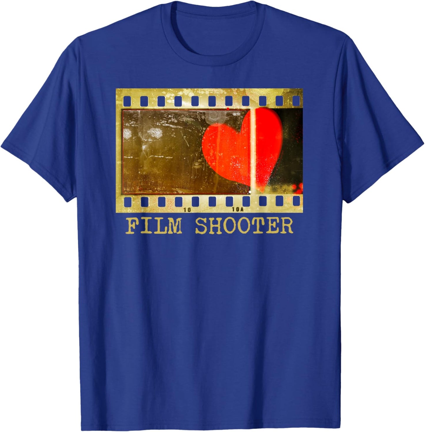Cool Filmstrip for Lovers of Film Photography - Photographer T-Shirt - T-Shirt | Royal