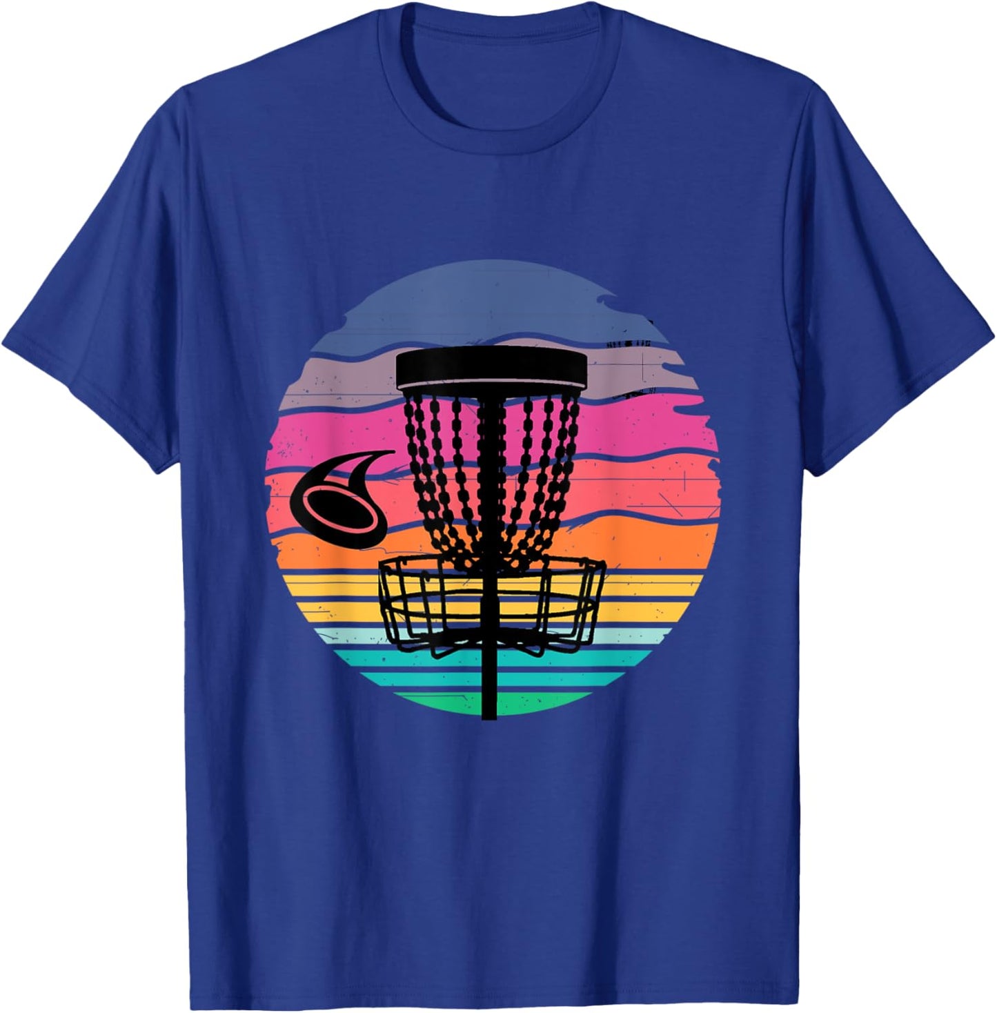 Retro Vintage Disc Golf Shirts Disc Golf Clothing Gift T-Shirt - T-Shirt | Royal