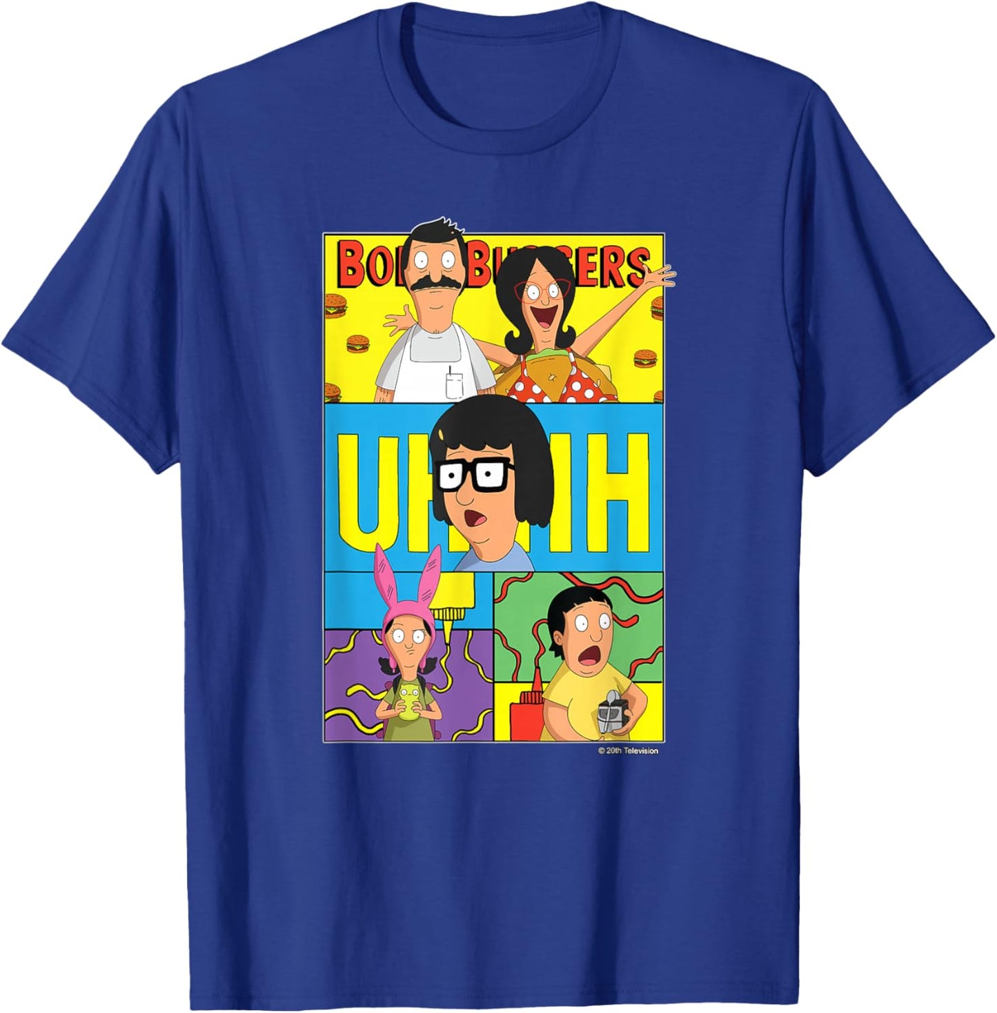 The Bob’s Burgers Movie Bob Linda Tina Louise Gene Uhhh T-Shirt - T-Shirt | Royal