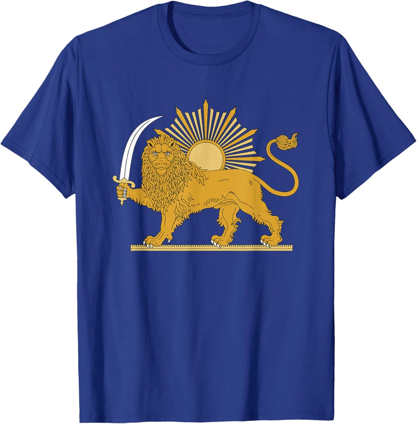 Persian Lion and Sun Pahlavi Dynasty - Shir o Khorshid T-Shirt - T-Shirt | Royal