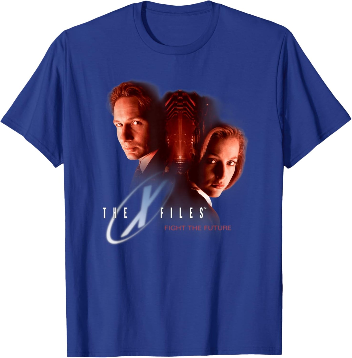 The X-Files Mulder and Scully Fight The Future 90s T-Shirt - T-Shirt | Royal