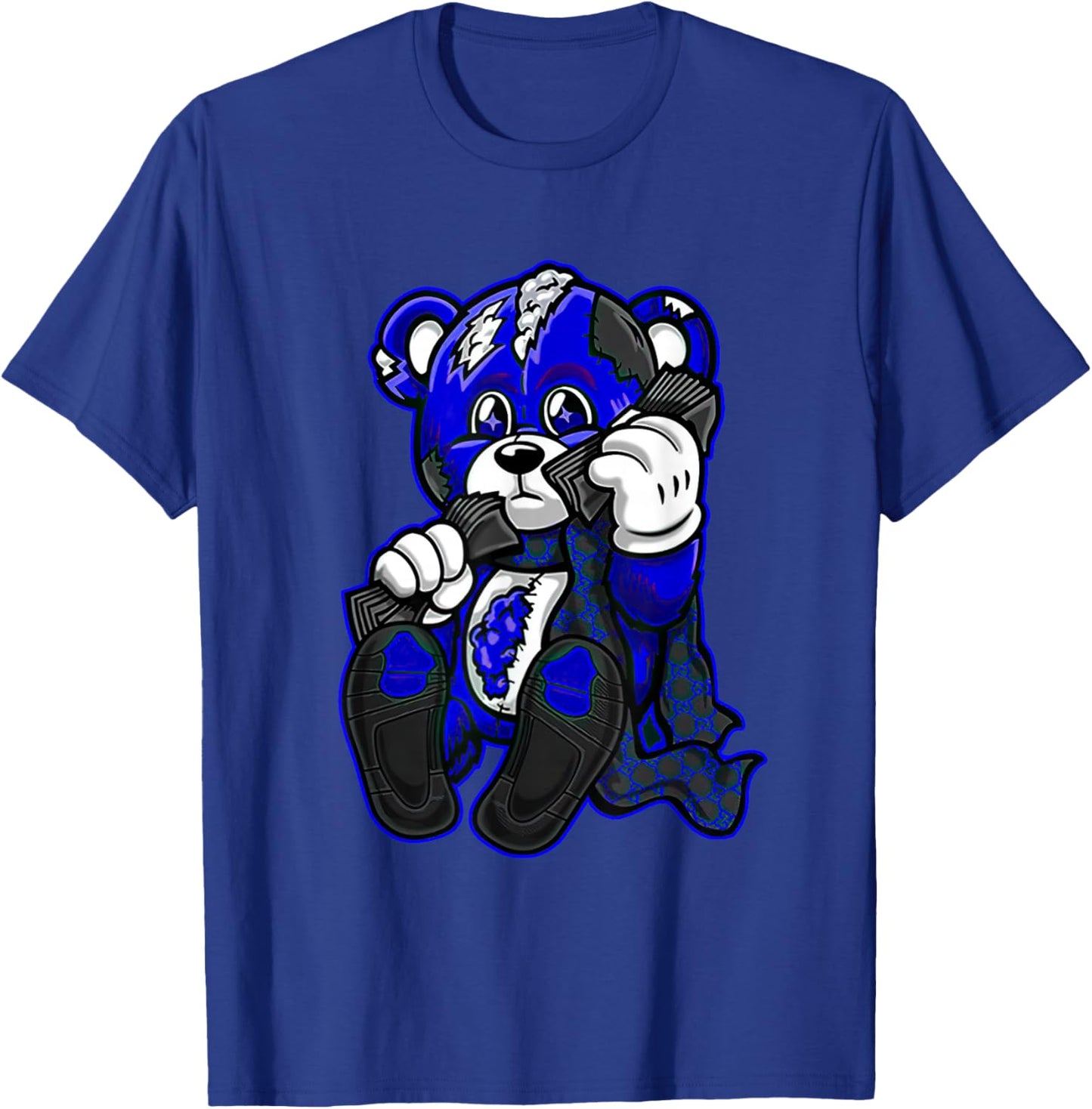 5 Racer Blue Heartbreak Money Streetwear Racer Blue 5s T-Shirt - T-Shirt | Royal