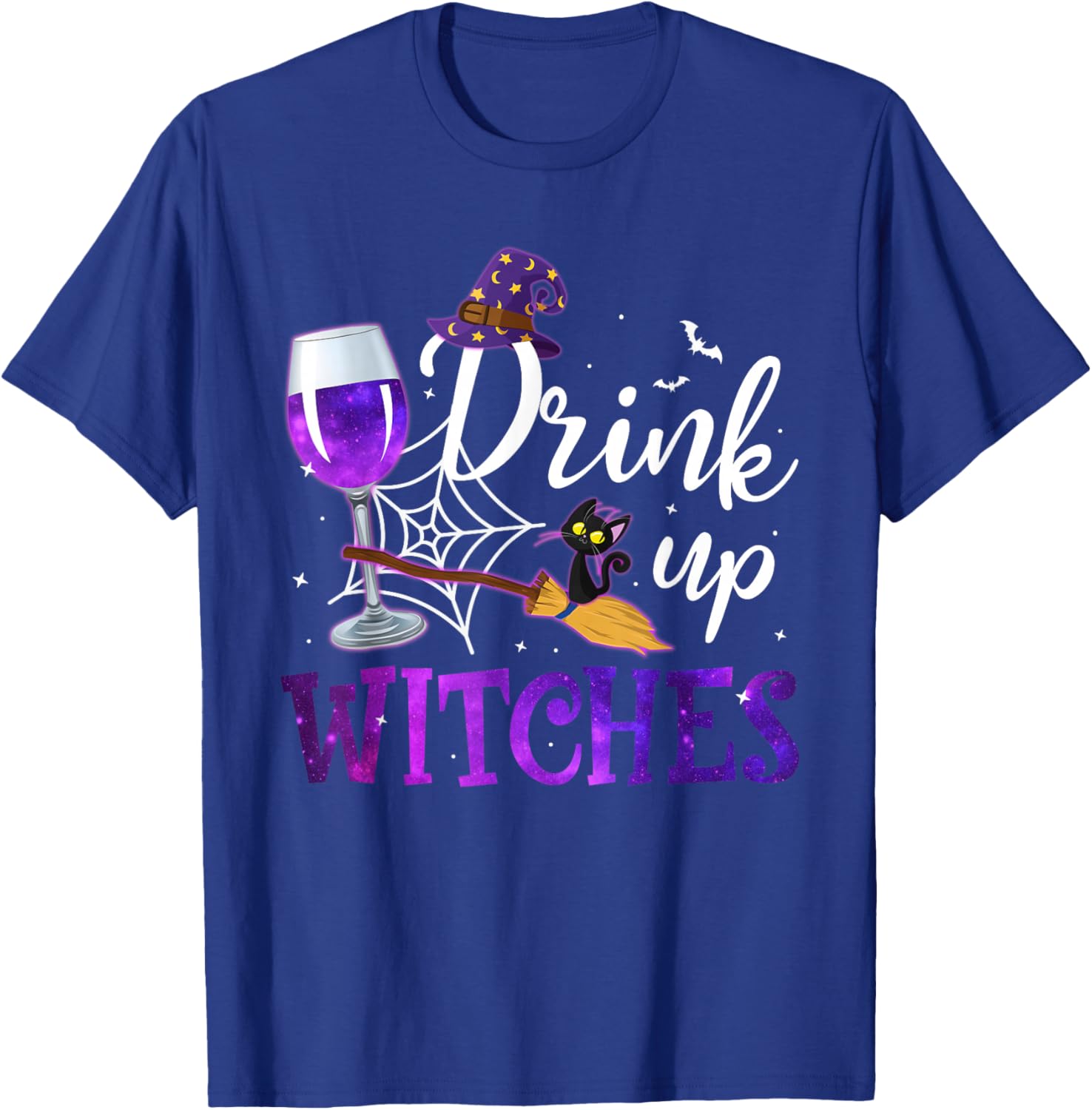 Funny Halloween Hat Drink Up Witches Funny Drink Up Witches T-Shirt - T-Shirt | Royal