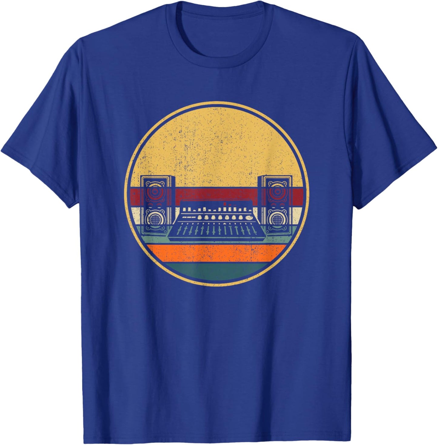Retro Sound Engineer FOH - Vintage Sound Audio Engineer T-Shirt - T-Shirt | Royal
