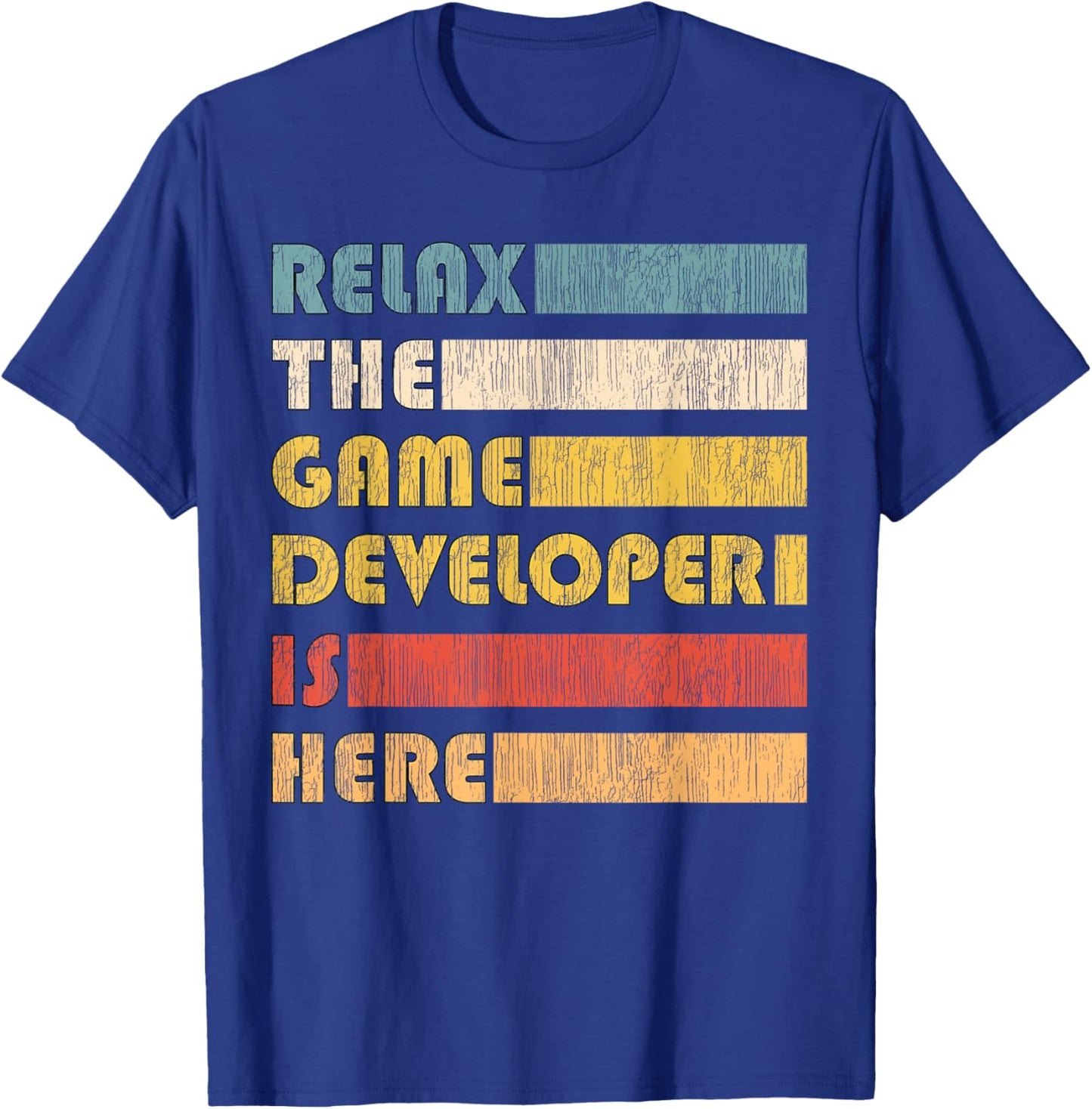 Game Designer, Relax Game Developer T-Shirt - T-Shirt | Royal