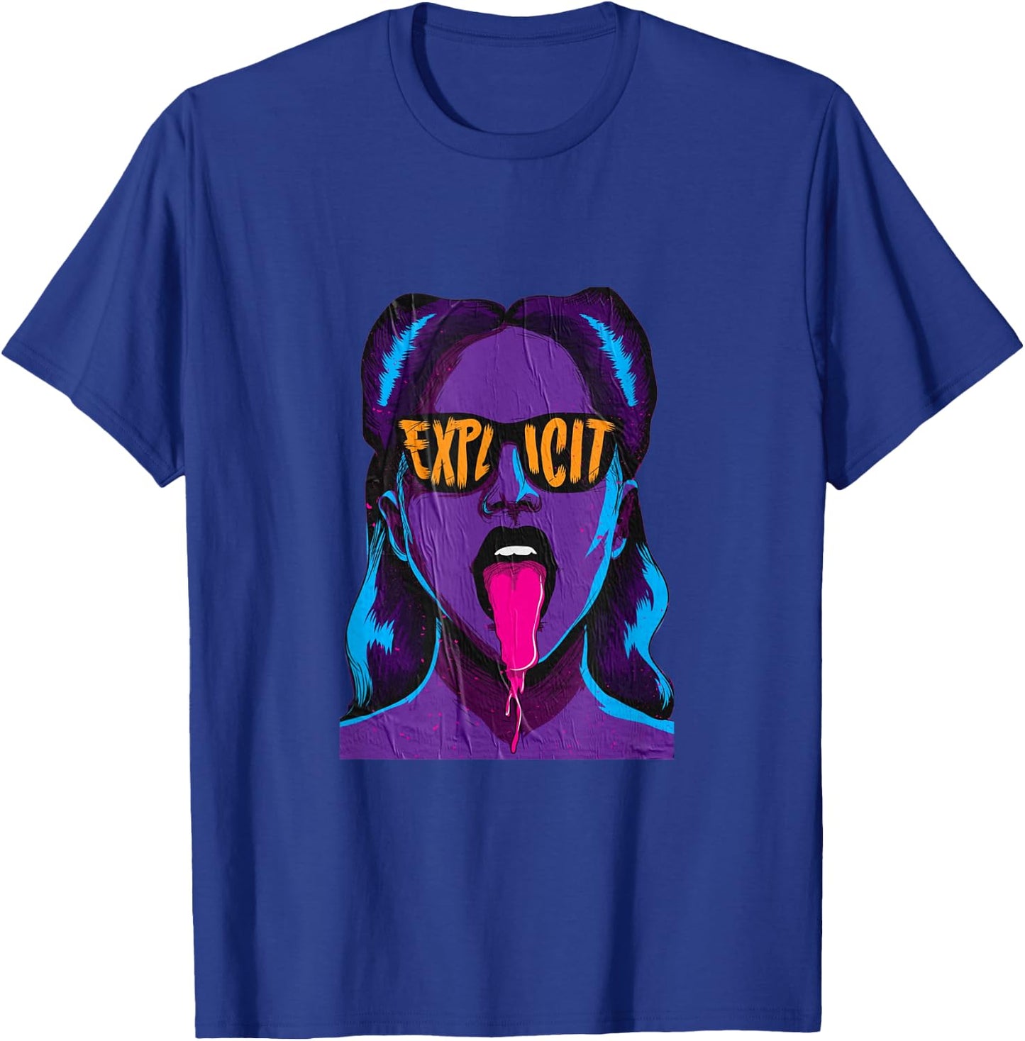Explicit design T-Shirt - T-Shirt | Royal