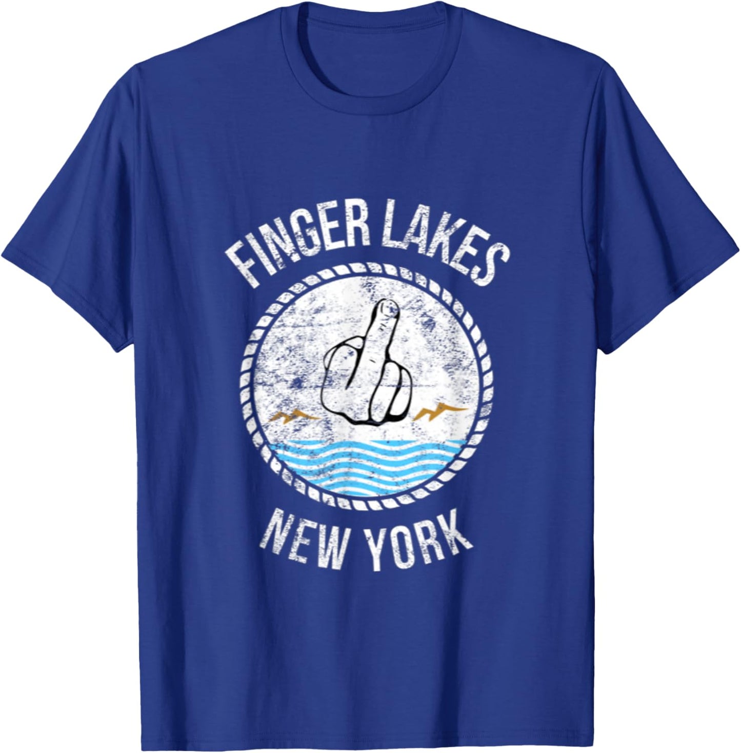 The Finger Lakes New York Travel Souvenir T-Shirt - T-Shirt | Royal