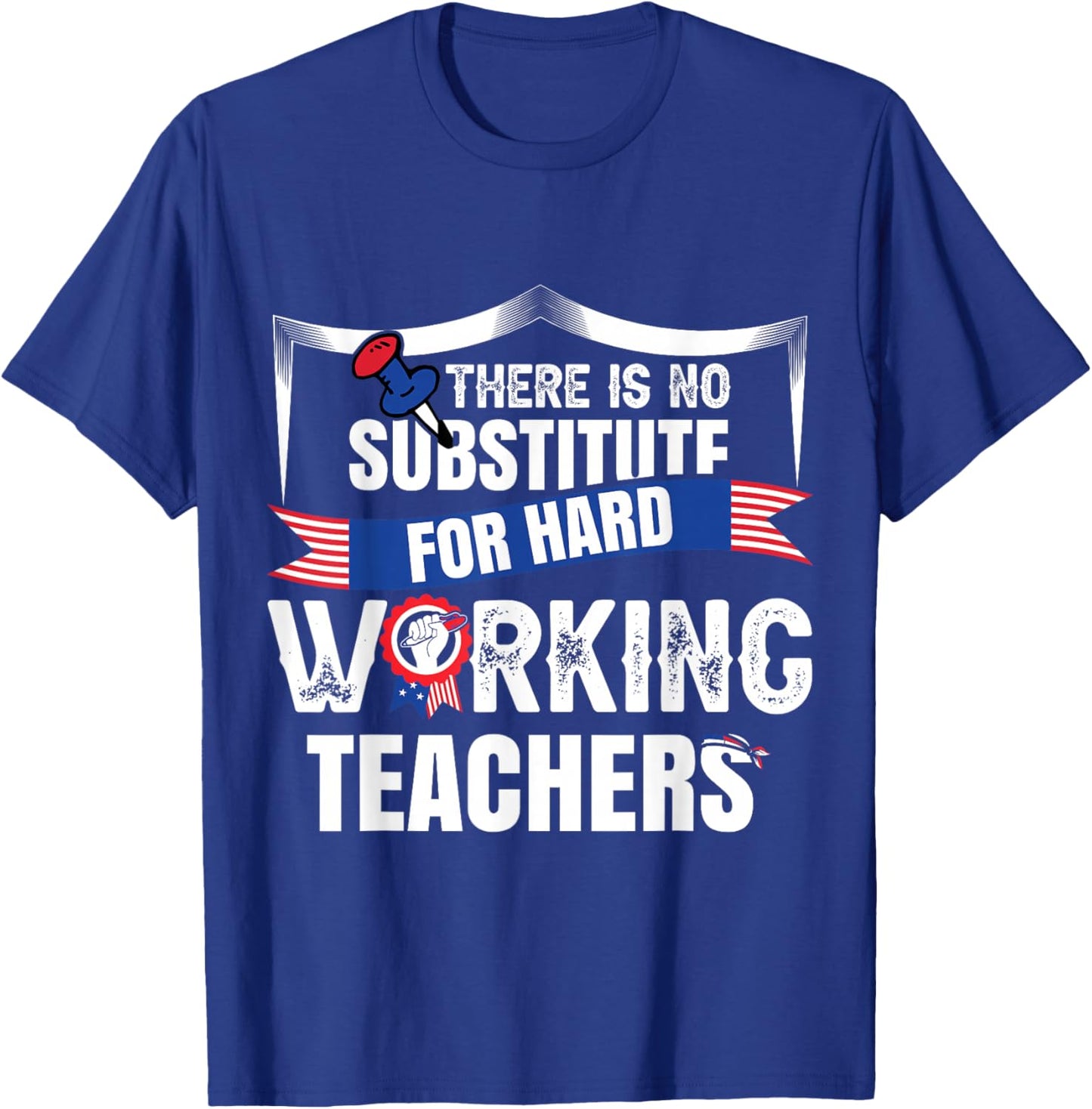Labor Day Patriot Union Teacher Men Women T-Shirt - T-Shirt | Royal