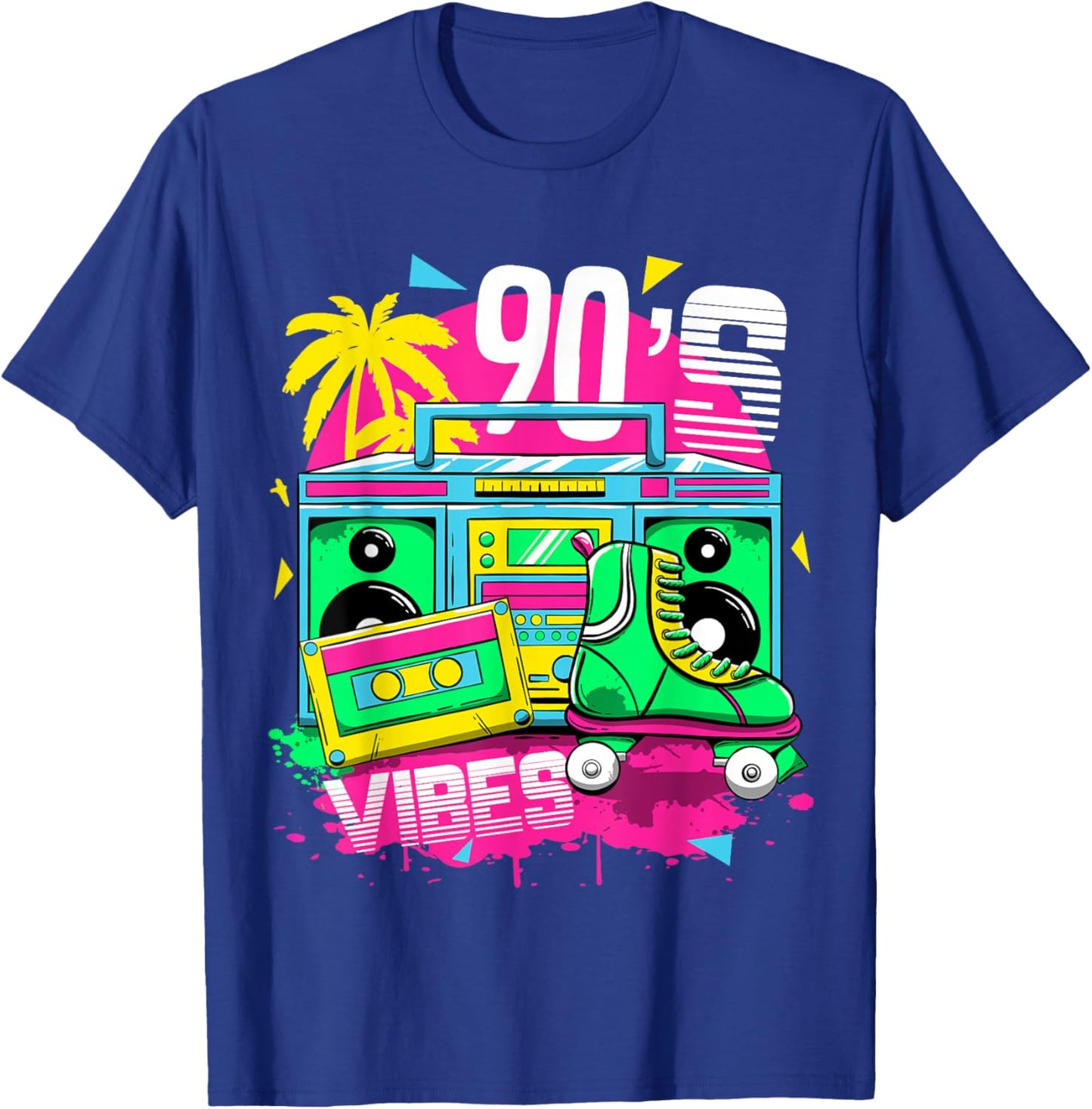 90s Vibe 1990s Retro Vintage Nineties I Love the 90's T-Shirt - T-Shirt | Royal