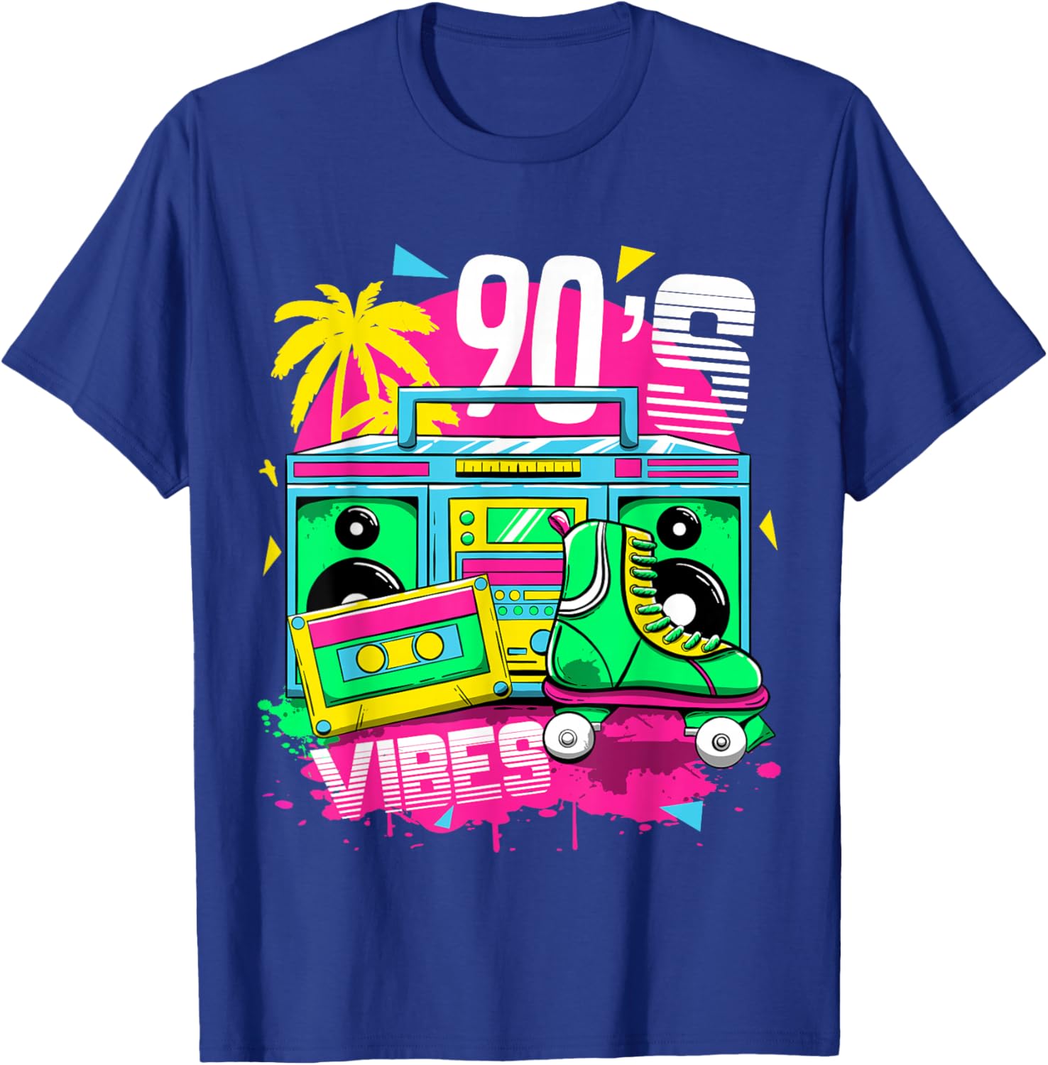 90s Vibe 1990s Retro Vintage Nineties I Love the 90's T-Shirt - T-Shirt | Royal