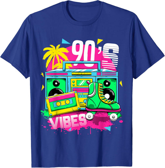 90s Vibe 1990s Retro Vintage Nineties I Love the 90's T-Shirt - T-Shirt | Royal
