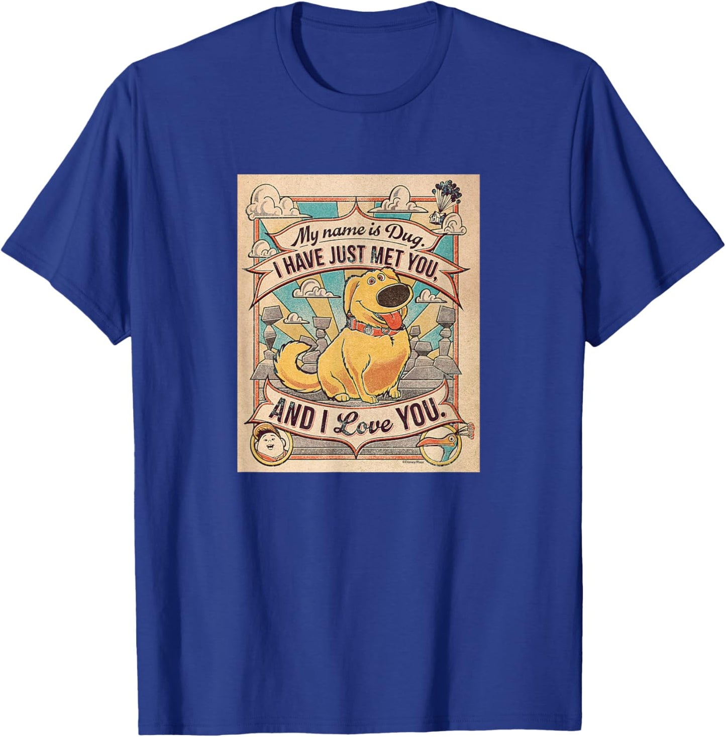Disney Pixar: Up - My Name is Dug T-Shirt - T-Shirt | Royal