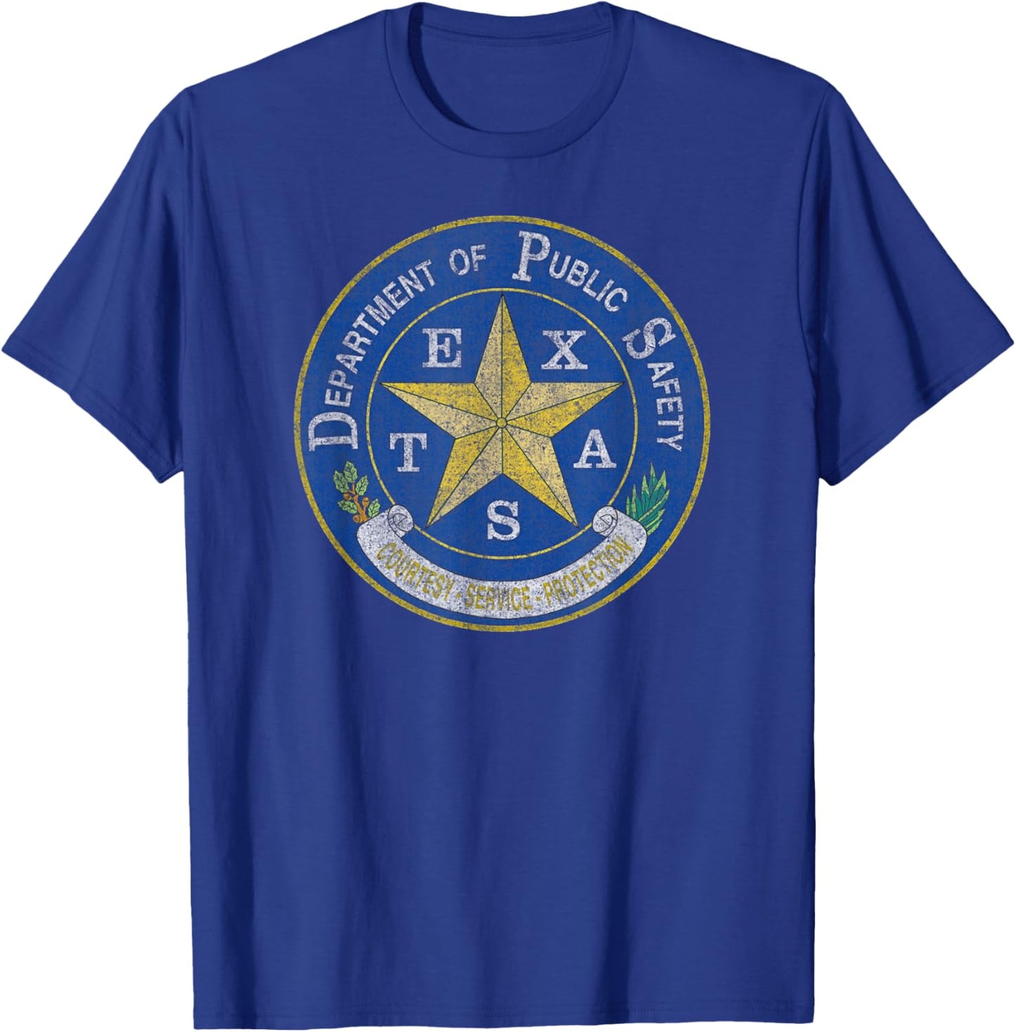 Texas Highway Patrol - Department of Public Safety of Texas T-Shirt - T-Shirt | Royal