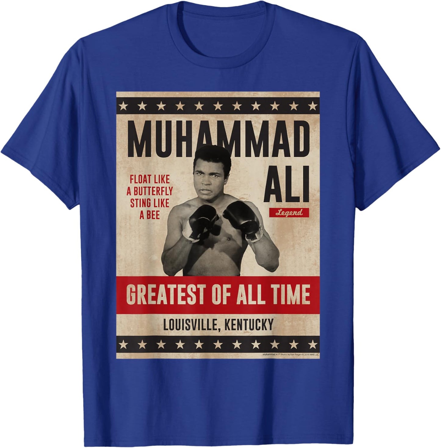 Muhammad Ali - Ali Poster T-Shirt - T-Shirt | Royal