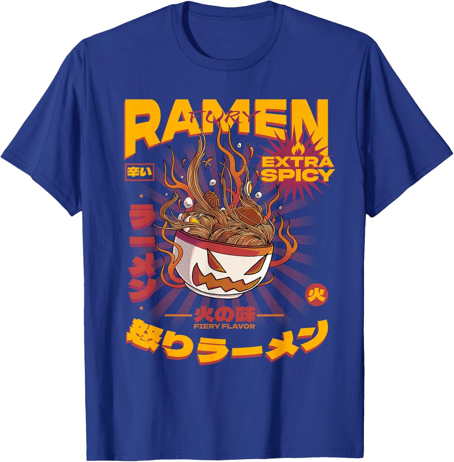 Japanese Ramen Noodles Shirt Monster Anime Food Ramen Lovers T-Shirt - T-Shirt | Royal