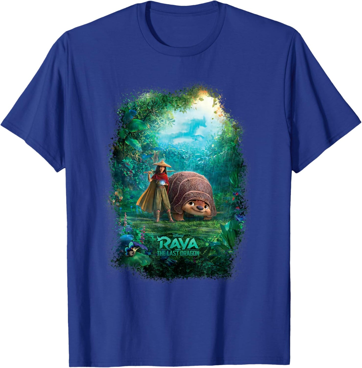 Disney Raya and the Last Dragon Tuk Sisu Movie Poster T-Shirt - T-Shirt | Royal