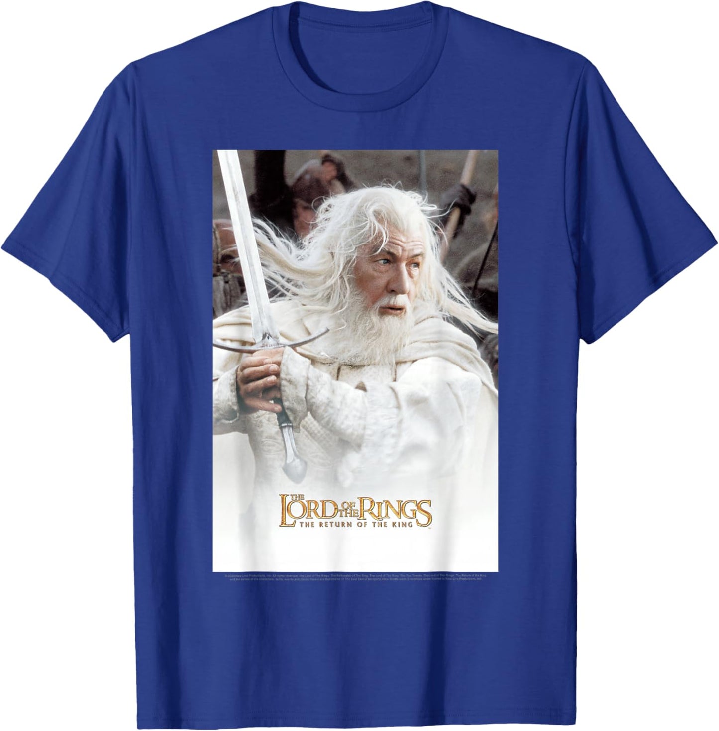 Lord Of The Rings The Return Of The King Gandalf Poster T-Shirt - T-Shirt | Royal