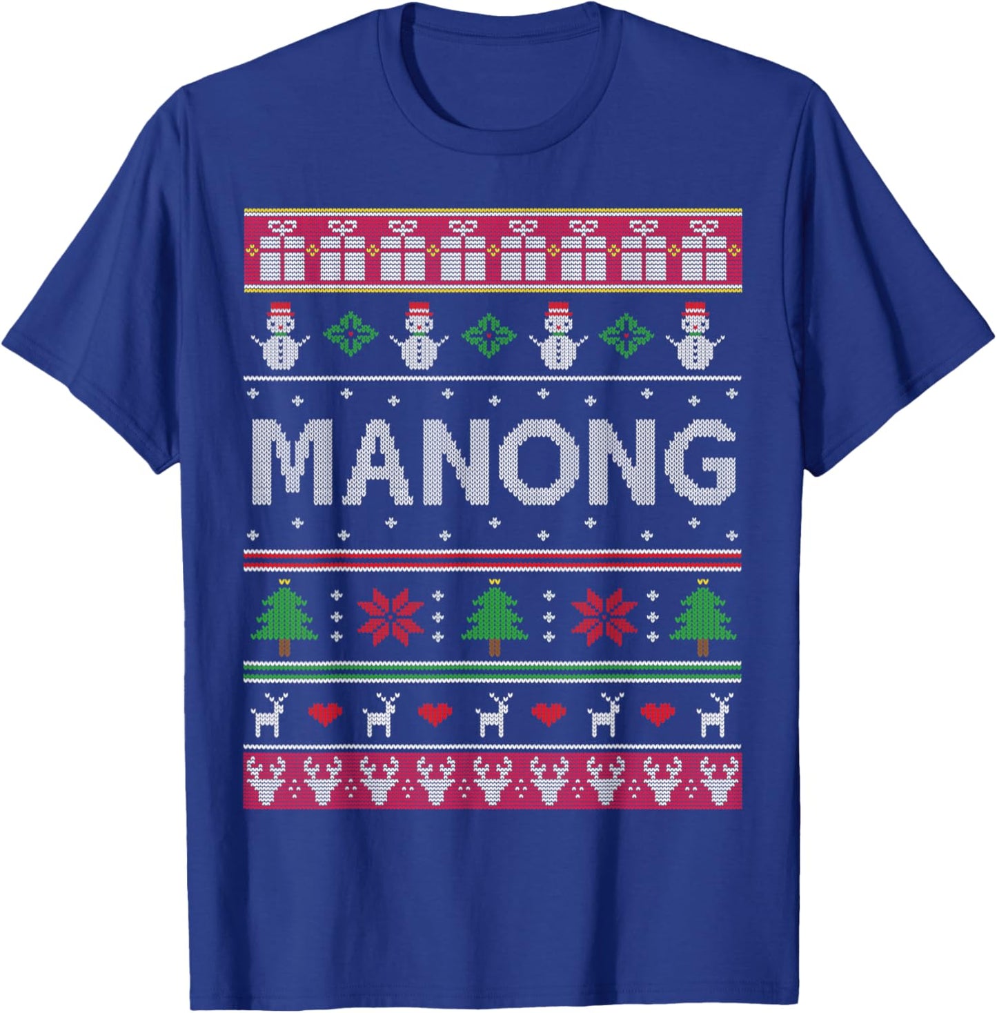Manong Filipino Grandpa Gifts for Christmas from grandkids T-Shirt - T-Shirt | Royal