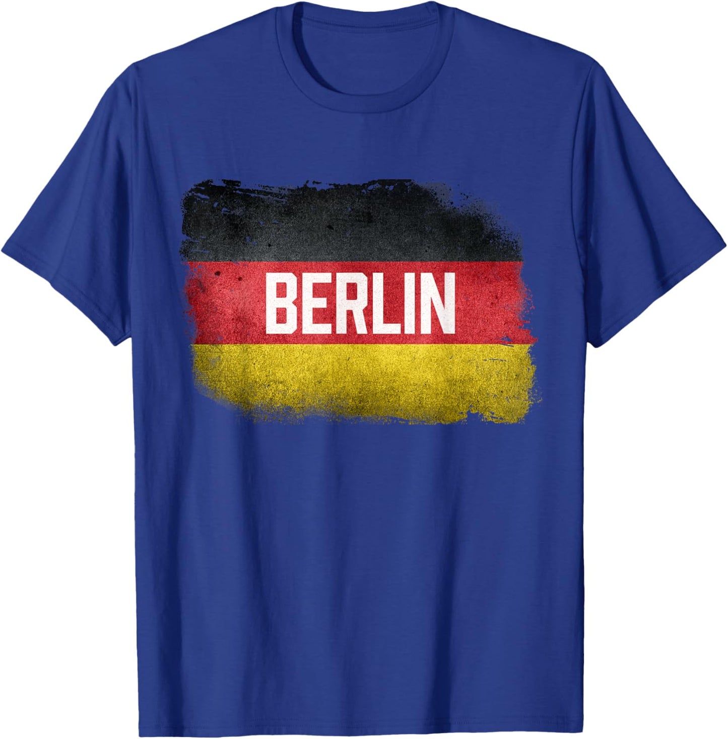 Berlin | Germany German Flag Vintage Distressed Souvenir T-Shirt - T-Shirt | Royal