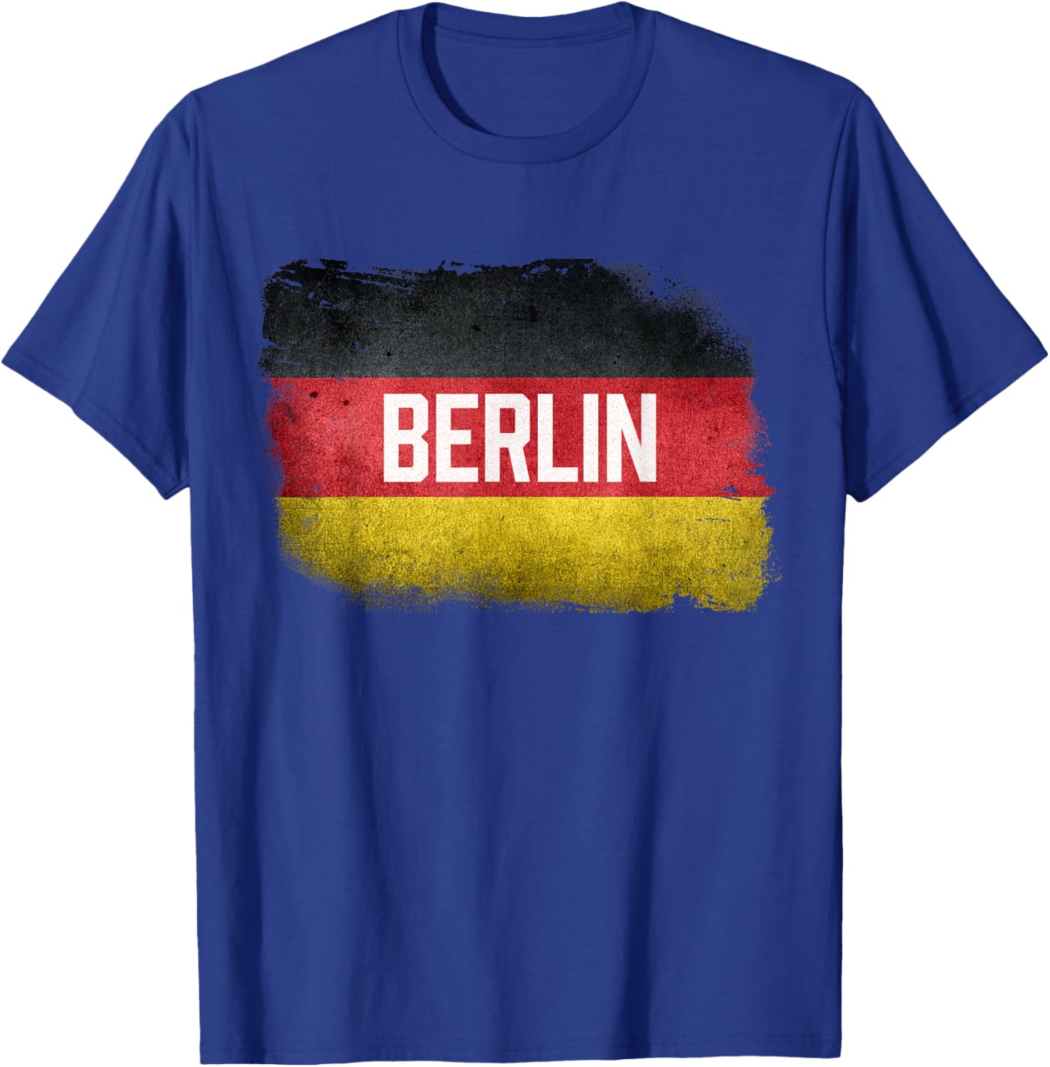 Berlin | Germany German Flag Vintage Distressed Souvenir T-Shirt - T-Shirt | Royal