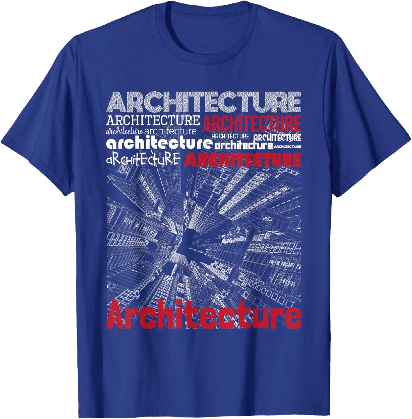 Architecture - Architectural Engineer Design Planner Builder T-Shirt - T-Shirt | Royal