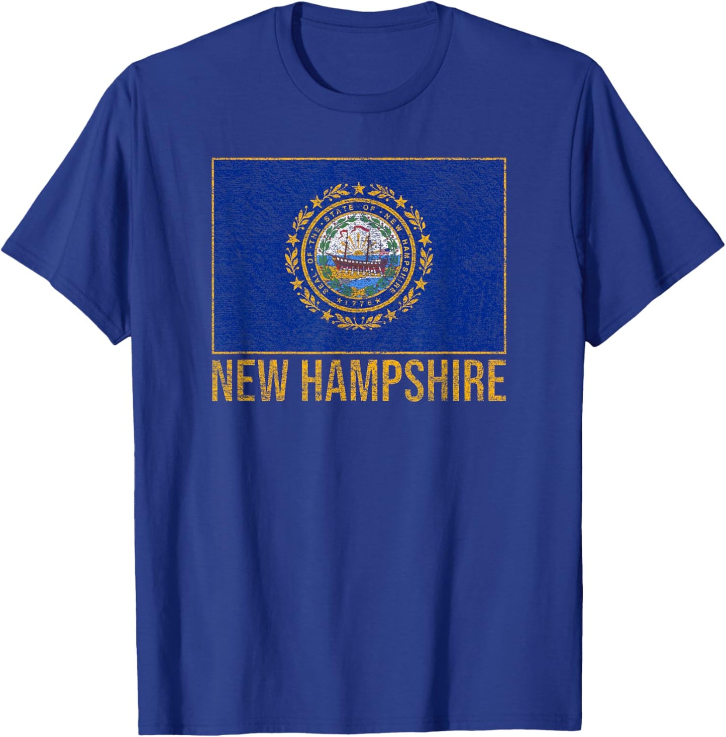 Hamshire State Flag. T-Shirt - T-Shirt | Royal