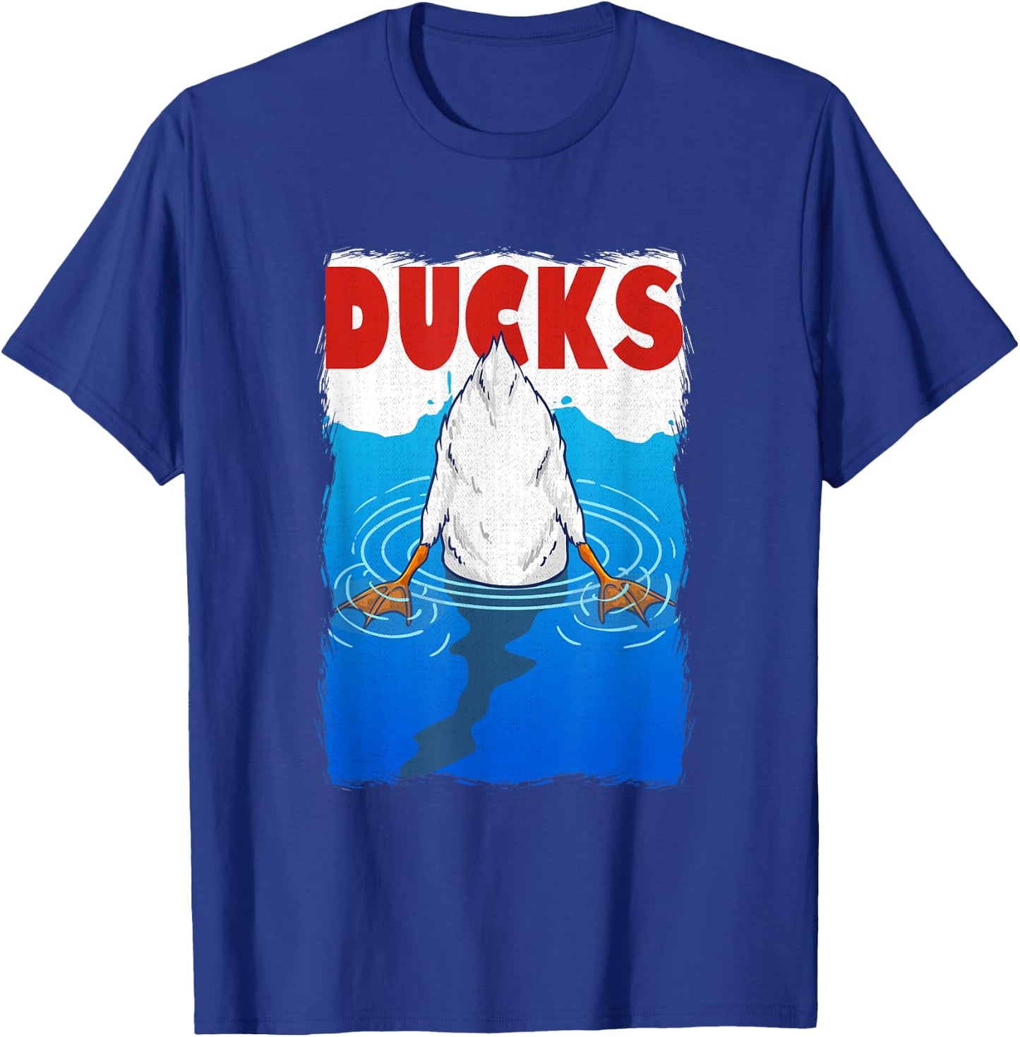 Retro 90s Movies Duck Pun Meme Men Women Funny Duck T-Shirt - T-Shirt | Royal