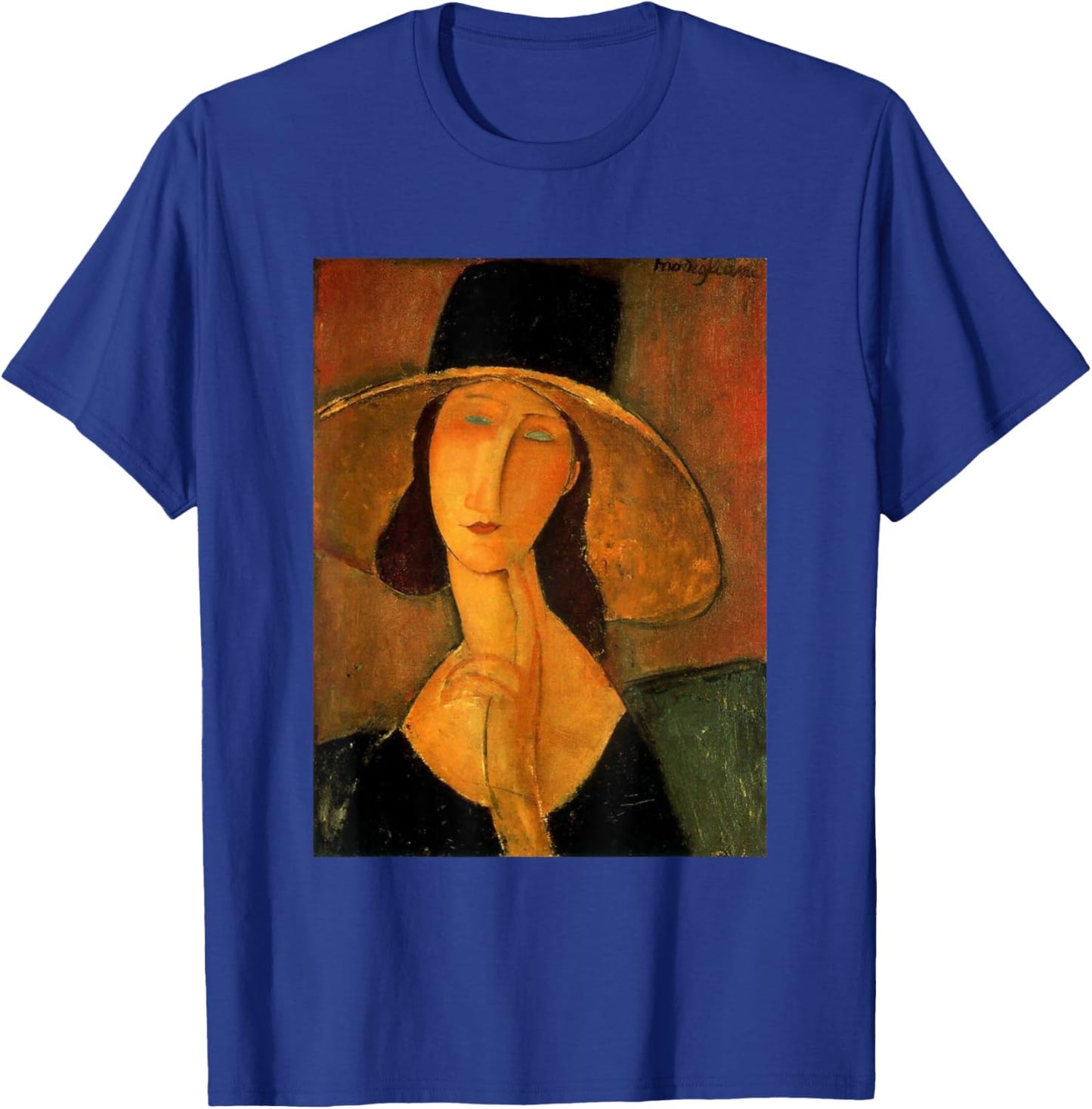 Amedeo Modigliani's Jeanne Hebuterne in a Large Hat T-Shirt - T-Shirt | Royal