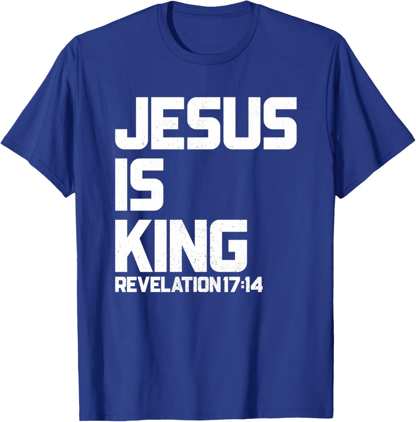 Jesus is King Revelation 17 14 Bible Verse & Women T-Shirt - T-Shirt | Royal